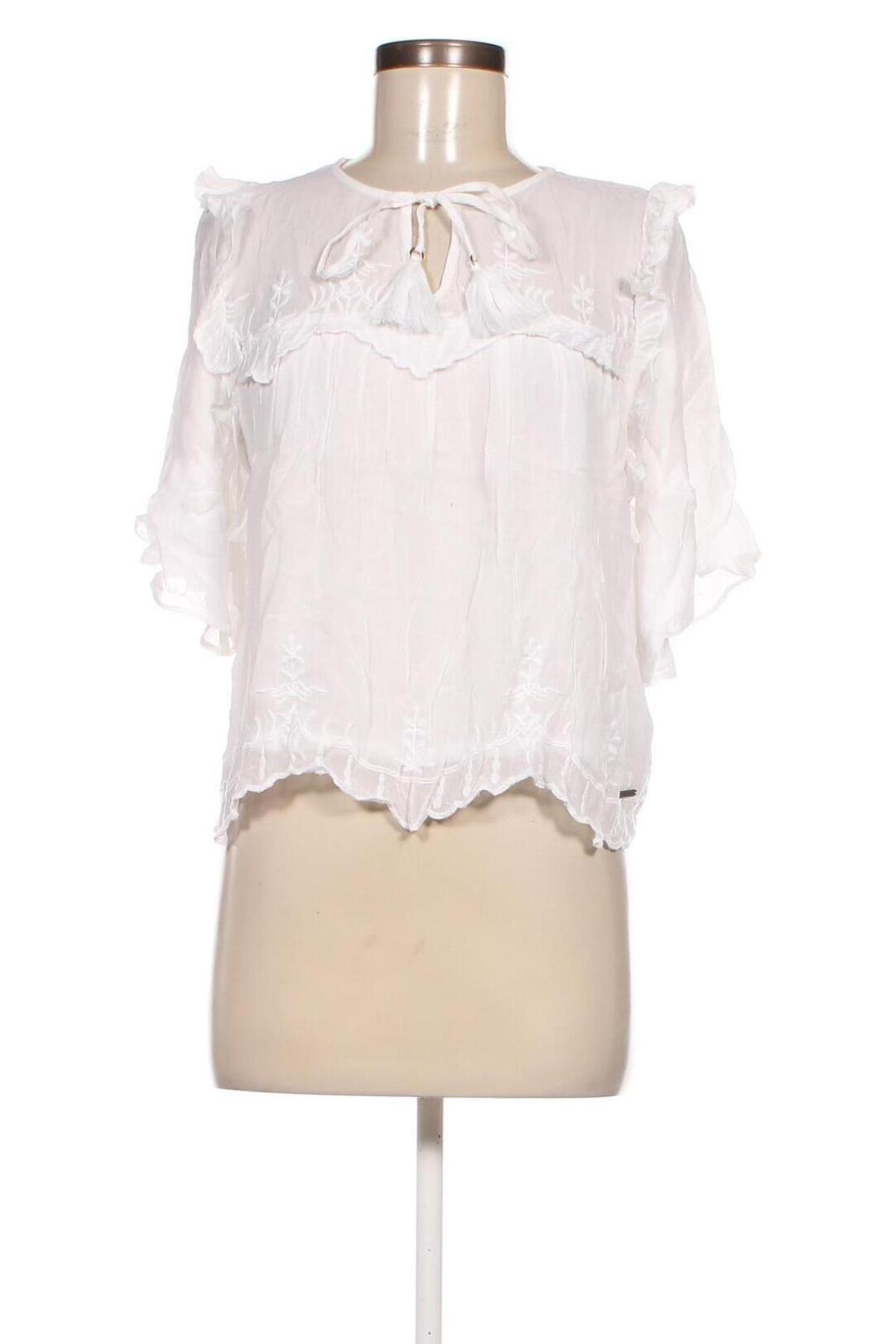 Γυναικεία μπλούζα Pepe Jeans, Μέγεθος XS, Χρώμα Λευκό, Τιμή 30,06 €