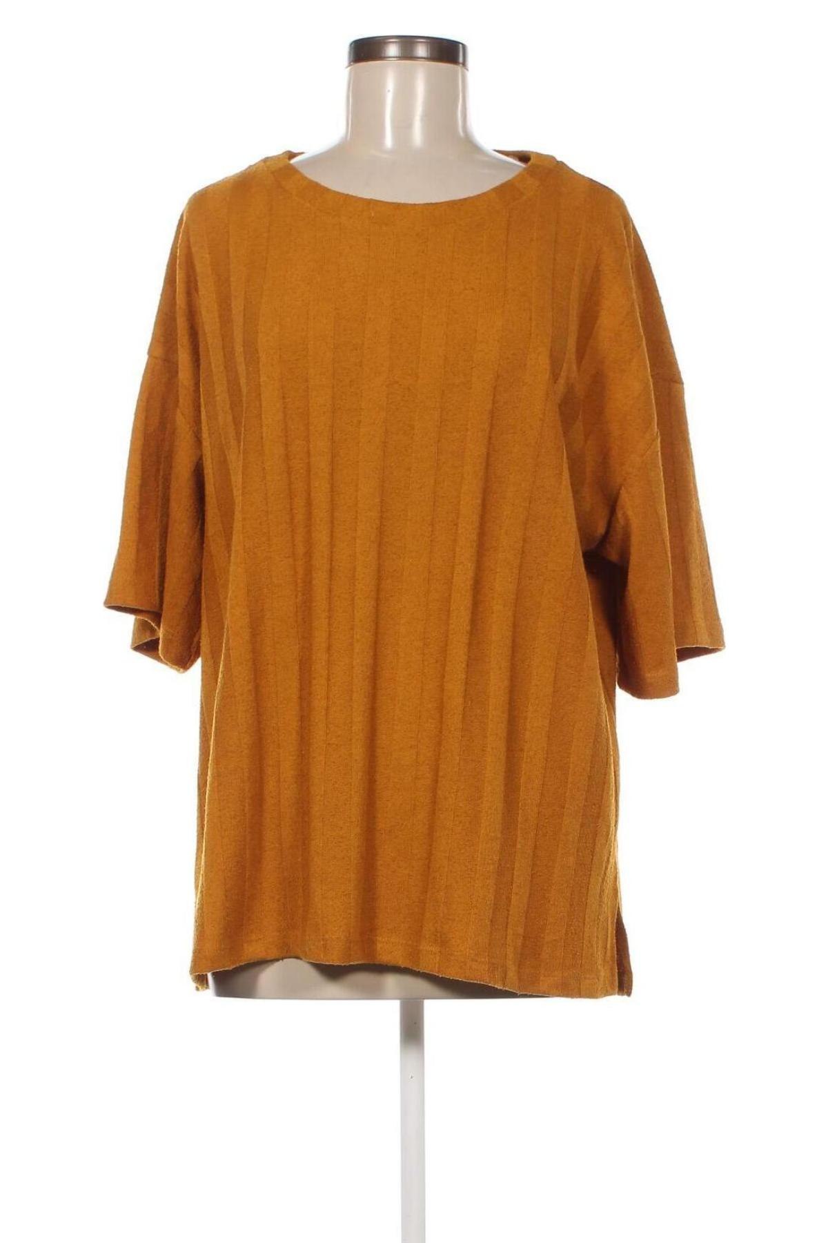 Γυναικεία μπλούζα Pull&Bear, Μέγεθος L, Χρώμα Κίτρινο, Τιμή 8,01 €
