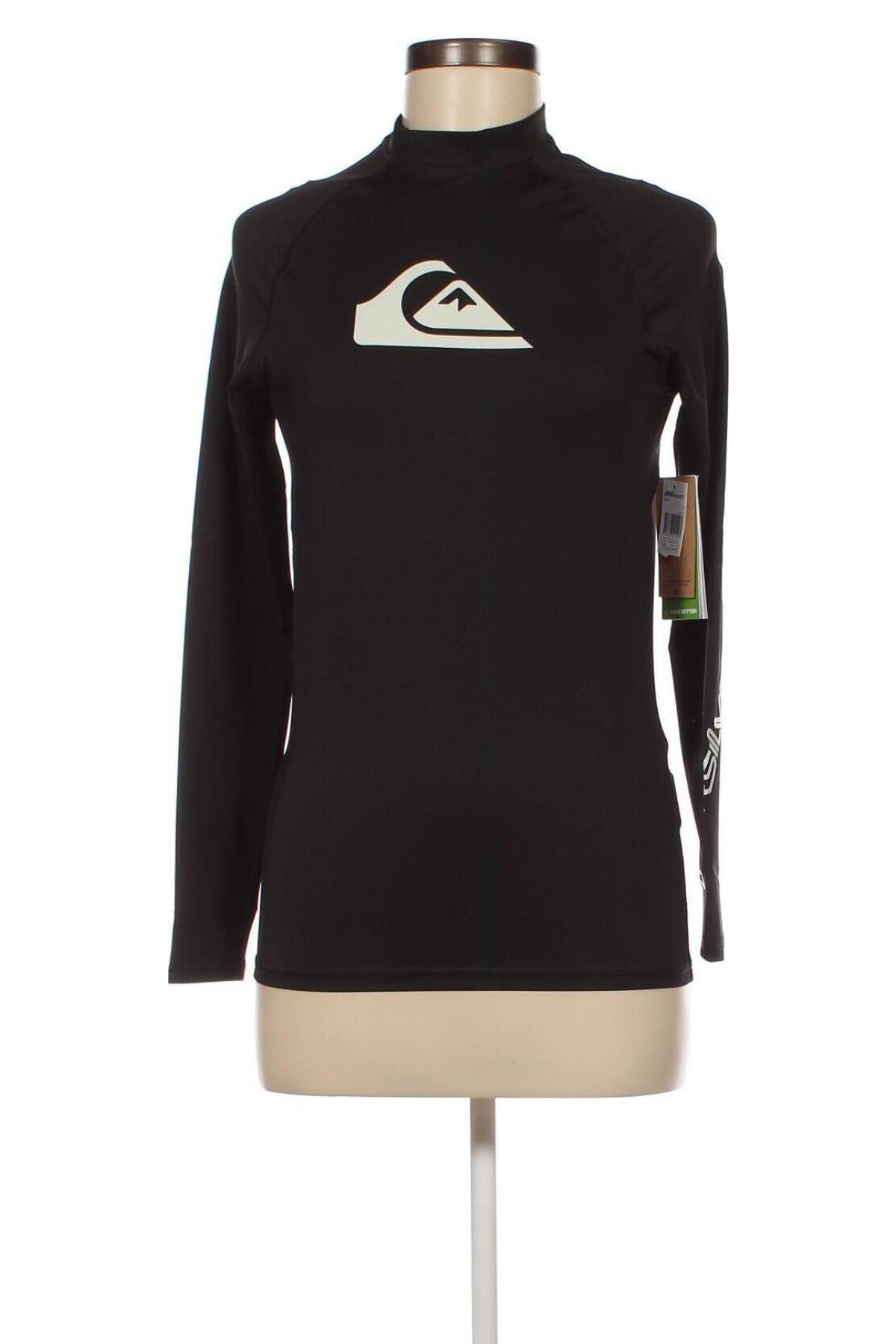 Damen Shirt Quiksilver, Größe S, Farbe Schwarz, Preis 29,38 €
