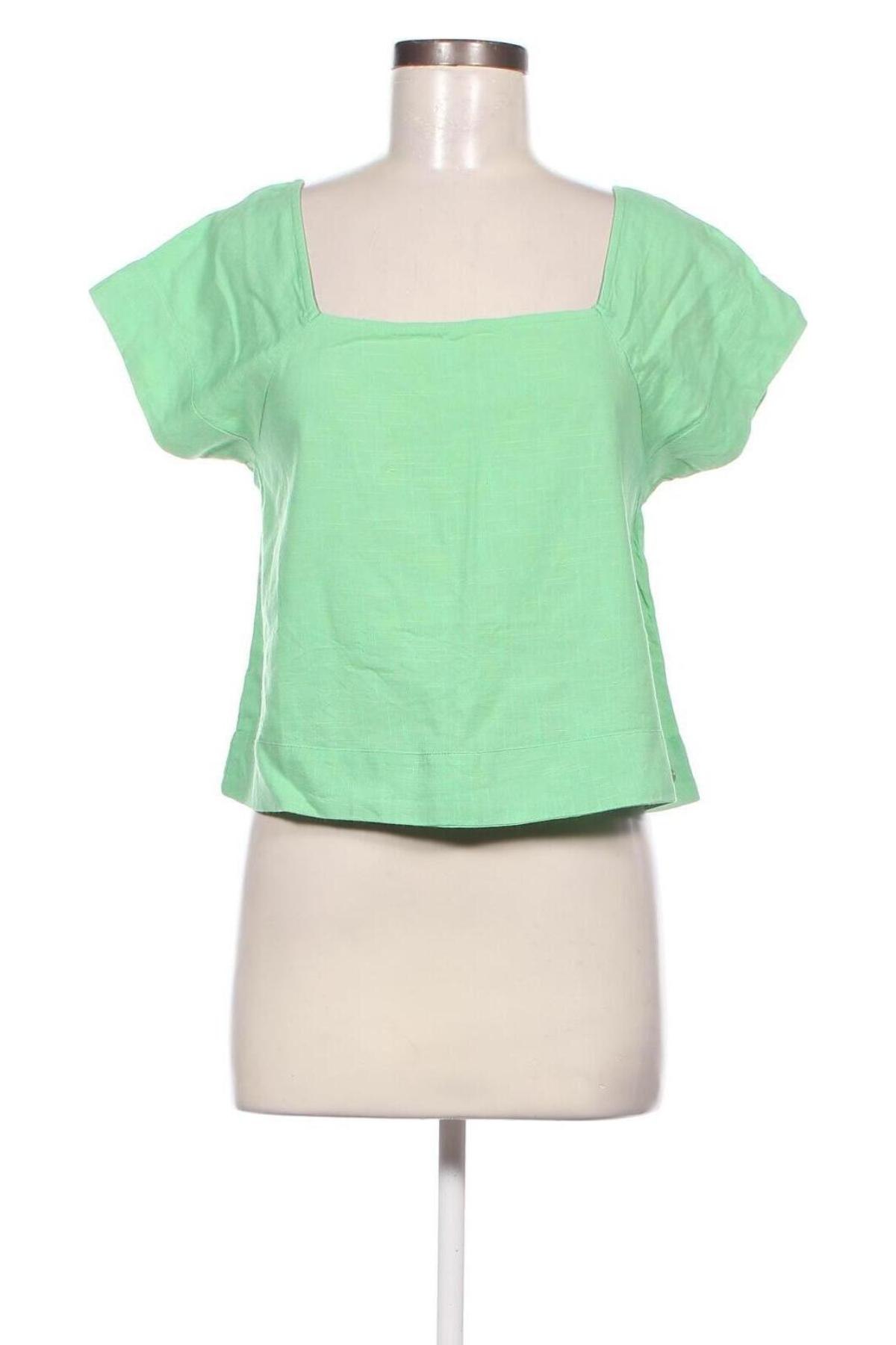 Дамска блуза Roxy, Размер S, Цвят Зелен, Цена 21,56 лв.