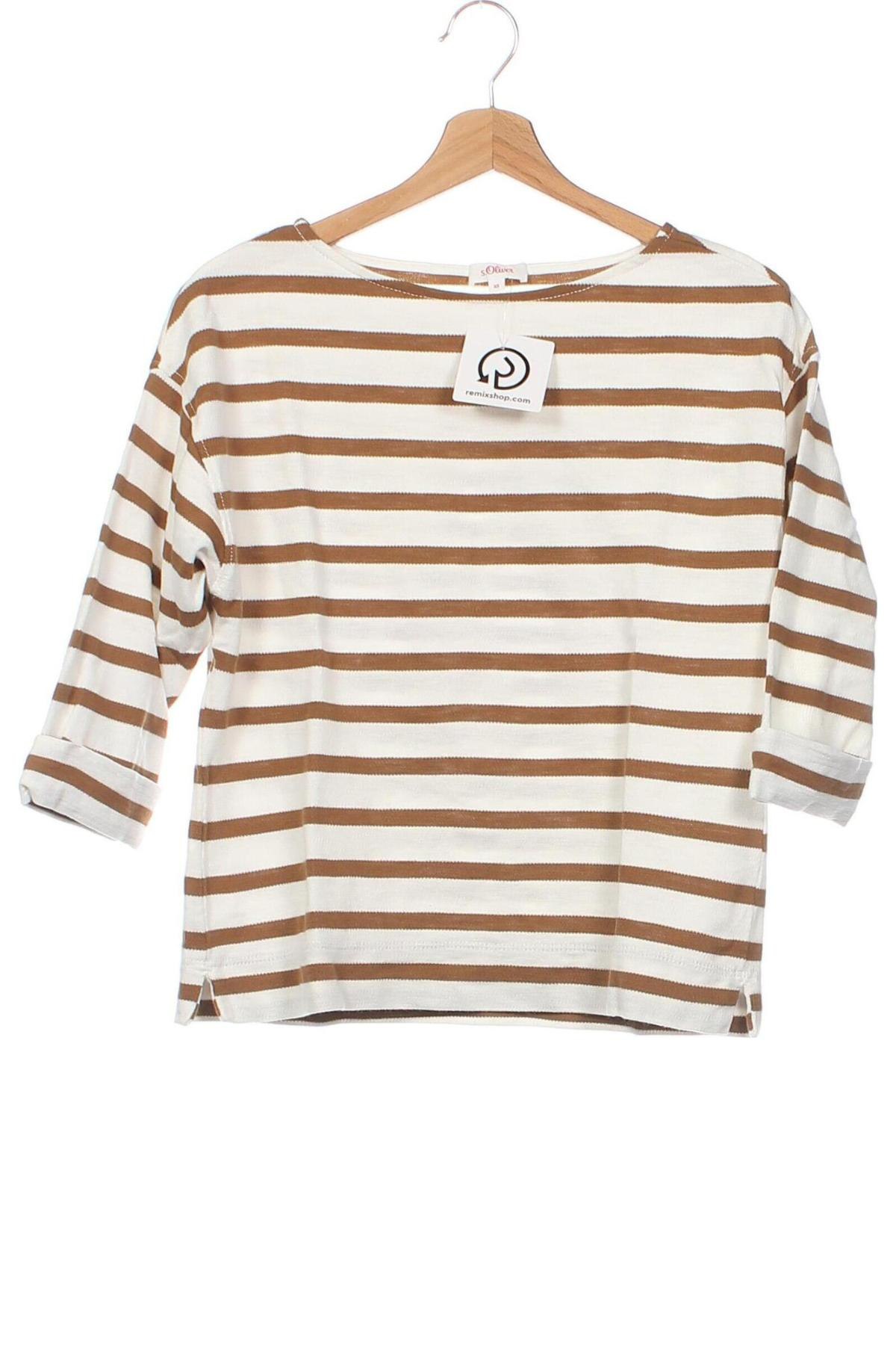 Γυναικεία μπλούζα S.Oliver, Μέγεθος XS, Χρώμα Λευκό, Τιμή 9,69 €