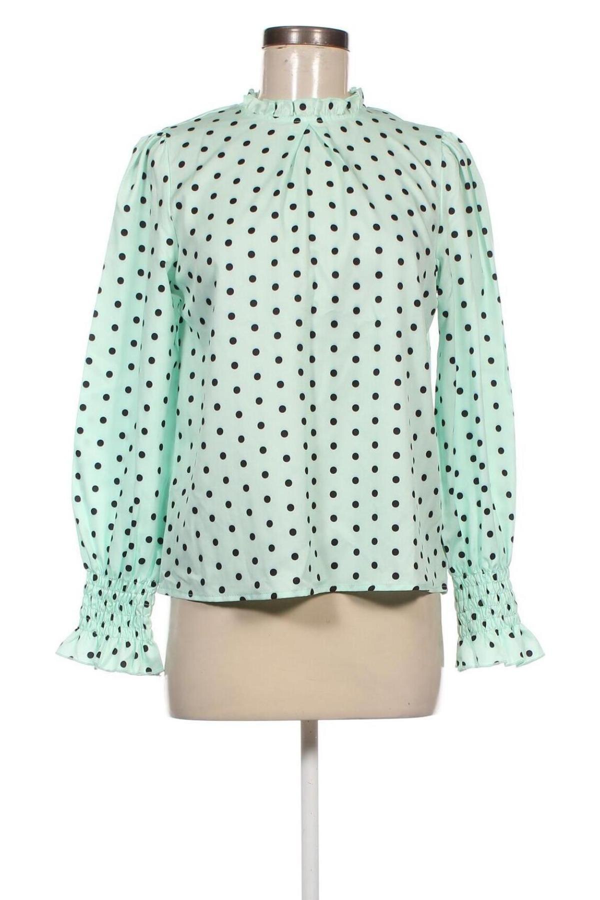 Дамска блуза SHEIN, Размер S, Цвят Зелен, Цена 18,82 лв.