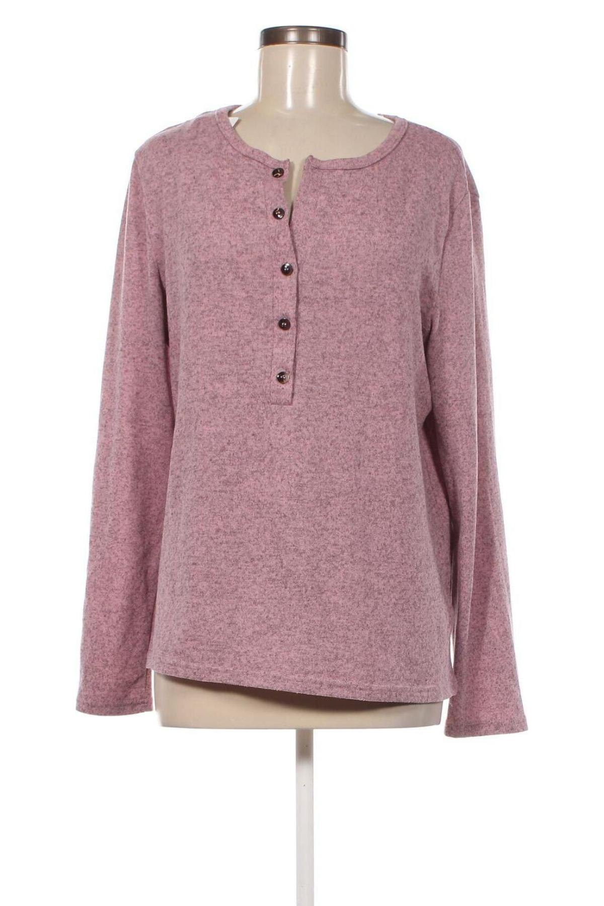 Γυναικεία μπλούζα SHEIN, Μέγεθος L, Χρώμα Ρόζ , Τιμή 5,29 €