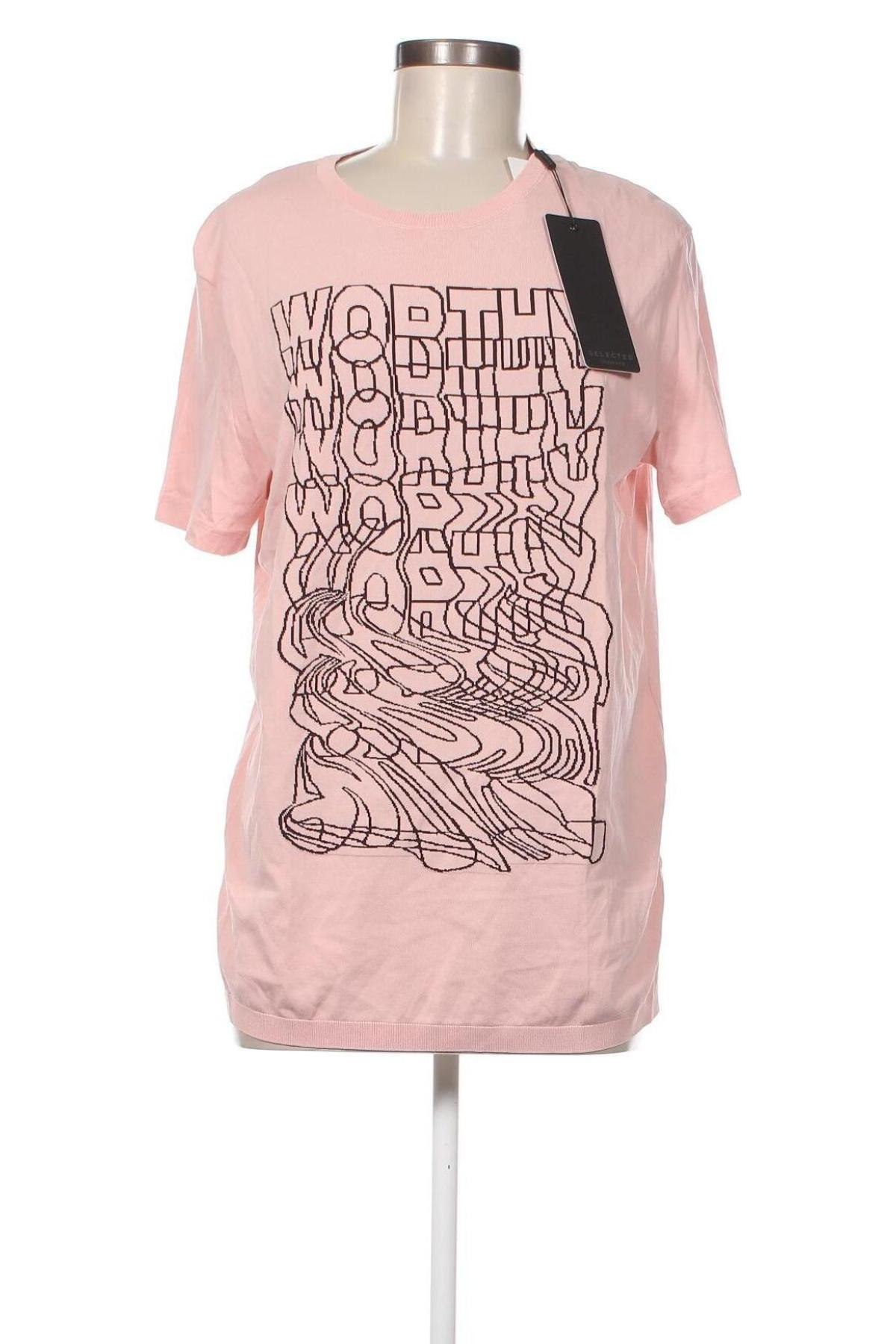 Γυναικεία μπλούζα Selected, Μέγεθος S, Χρώμα Ρόζ , Τιμή 24,93 €