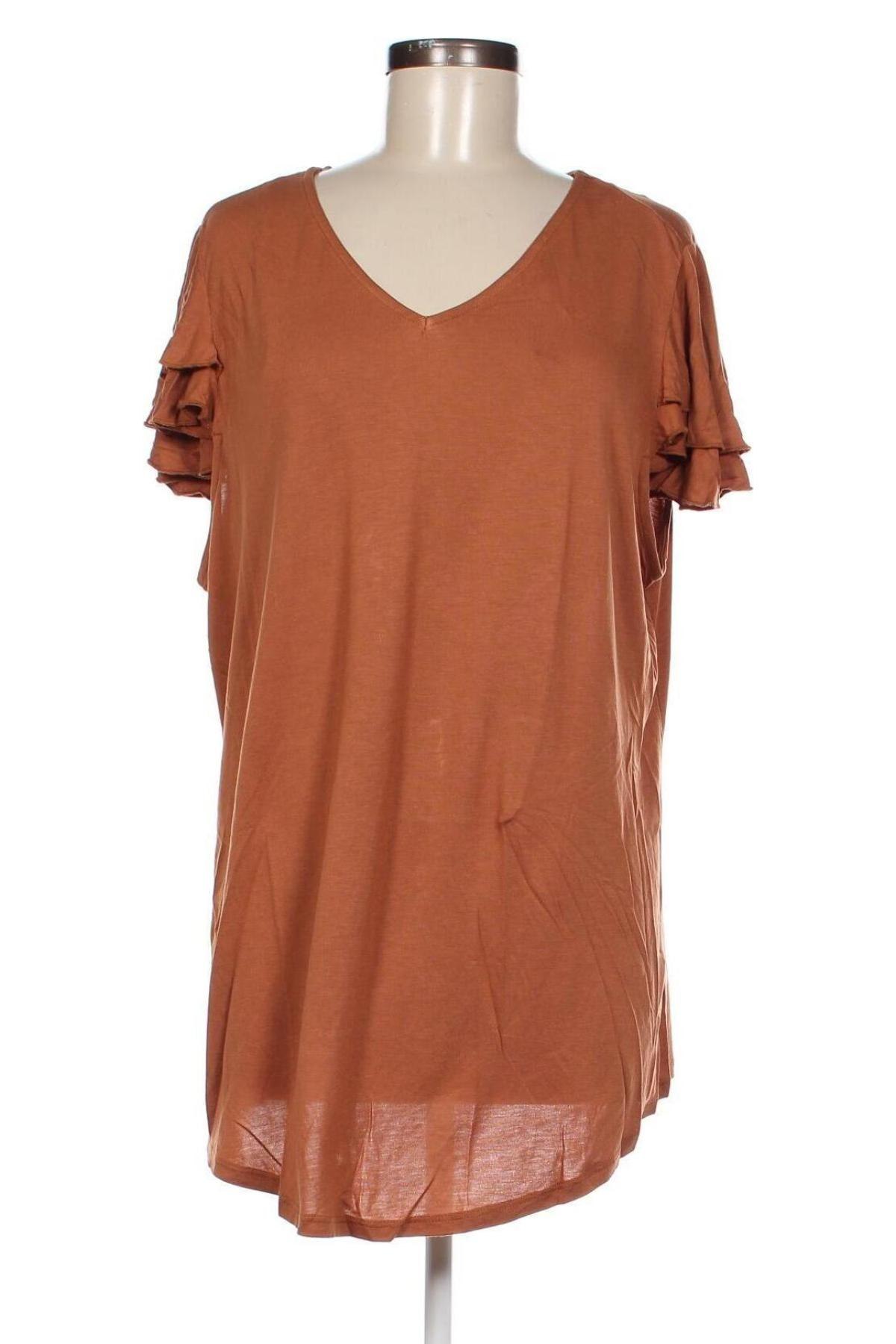 Damen Shirt Sheego, Größe XXL, Farbe Braun, Preis € 39,69