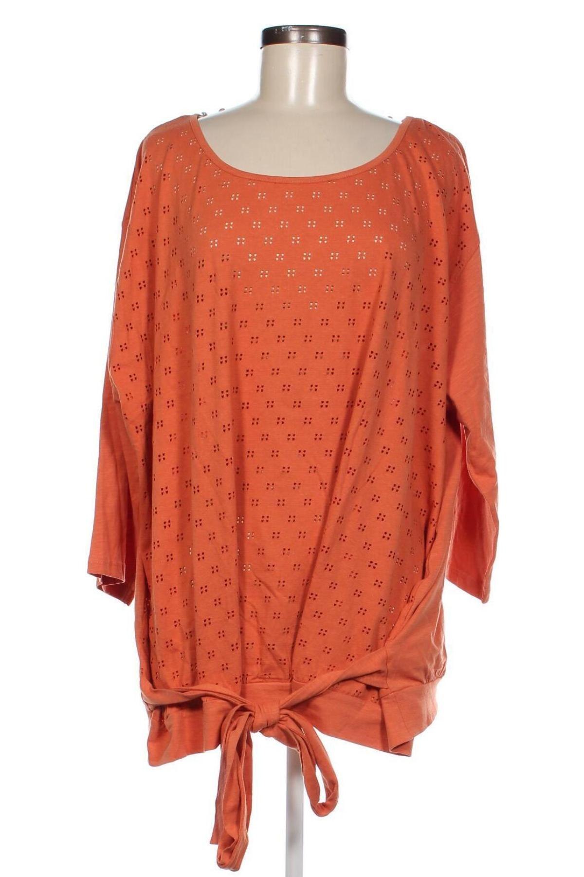 Γυναικεία μπλούζα Sheego, Μέγεθος 4XL, Χρώμα Καφέ, Τιμή 31,36 €