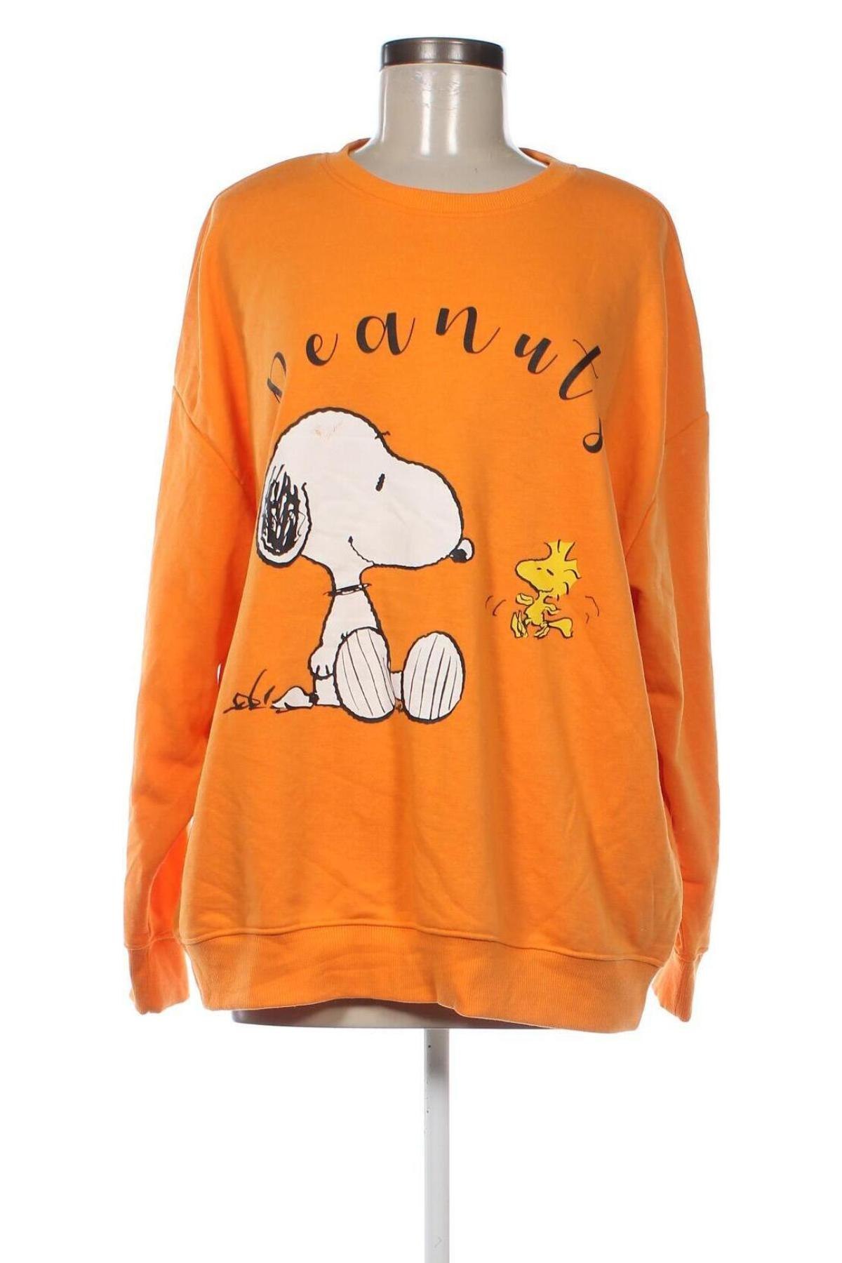 Γυναικεία μπλούζα Snoopy, Μέγεθος M, Χρώμα Πορτοκαλί, Τιμή 11,75 €