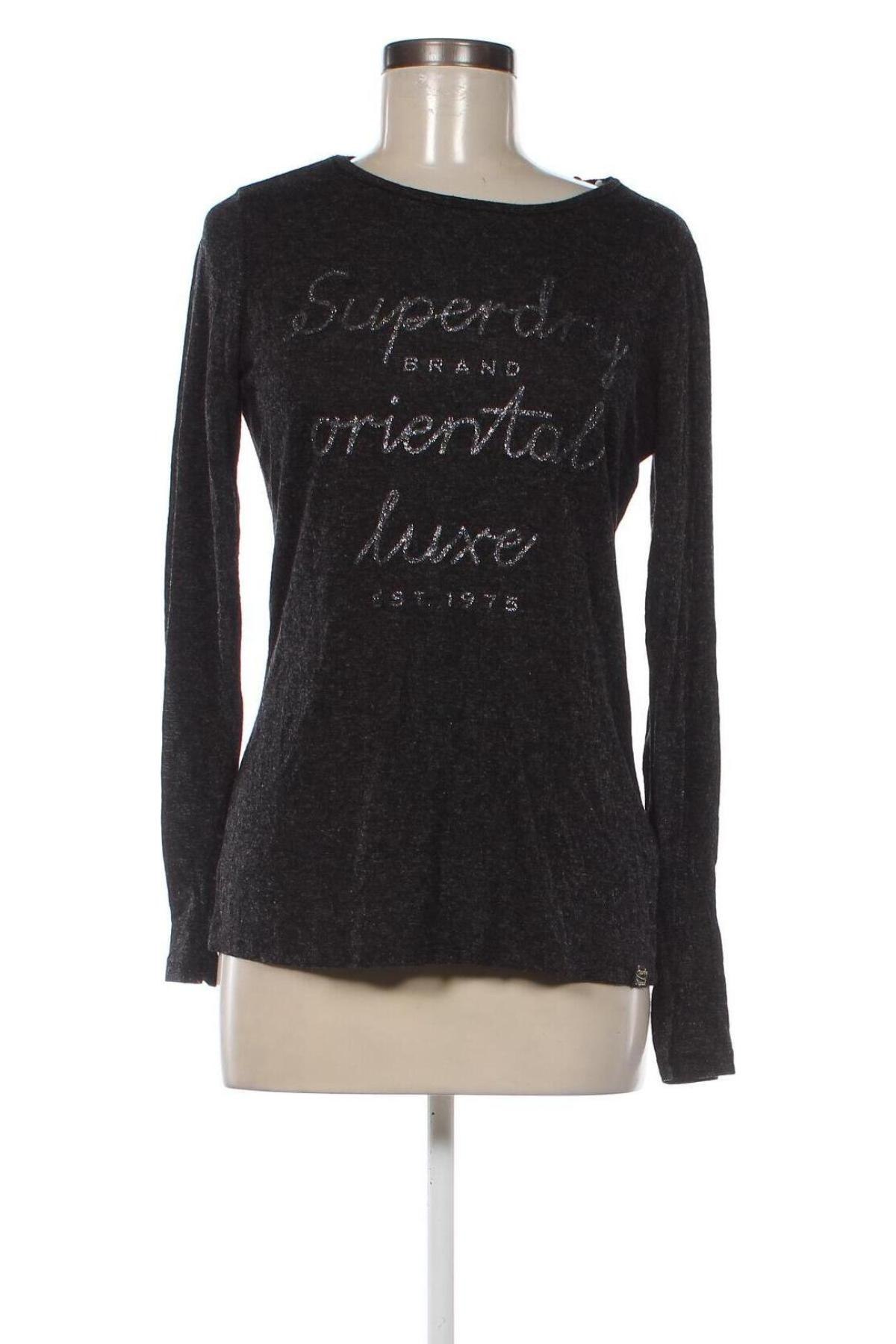 Γυναικεία μπλούζα Superdry, Μέγεθος S, Χρώμα Μαύρο, Τιμή 11,51 €