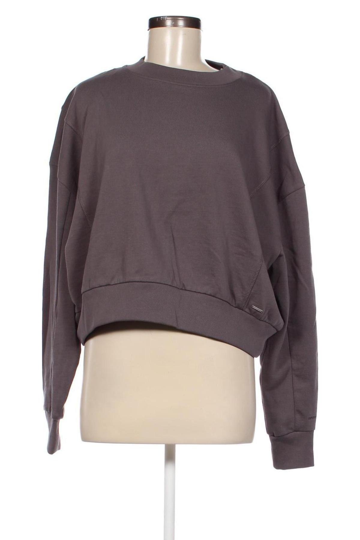 Γυναικεία μπλούζα Superdry, Μέγεθος M, Χρώμα Γκρί, Τιμή 7,58 €