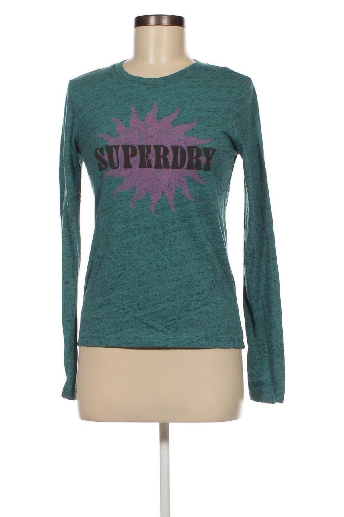 Дамска блуза Superdry, Размер M, Цвят Син, Цена 56,70 лв.