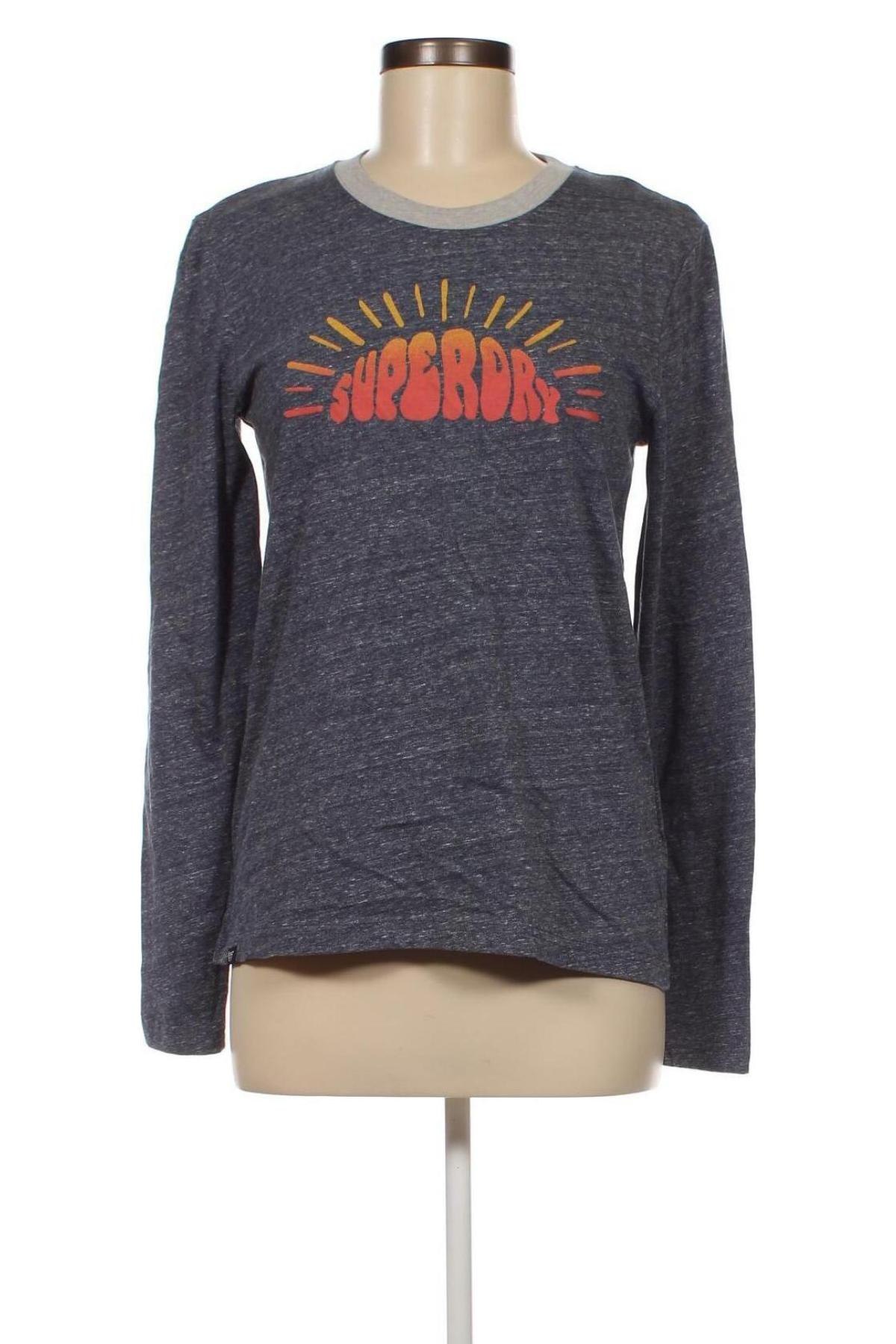 Γυναικεία μπλούζα Superdry, Μέγεθος M, Χρώμα Μπλέ, Τιμή 29,22 €