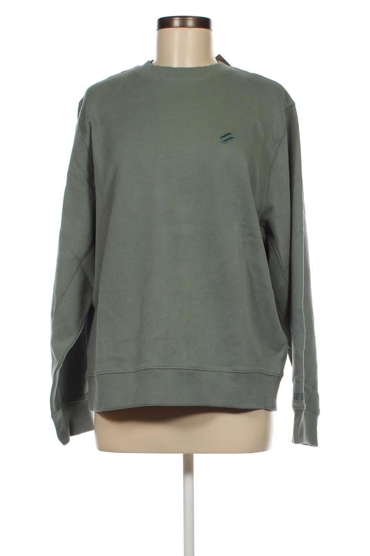 Γυναικεία μπλούζα Superdry, Μέγεθος S, Χρώμα Πράσινο, Τιμή 20,57 €