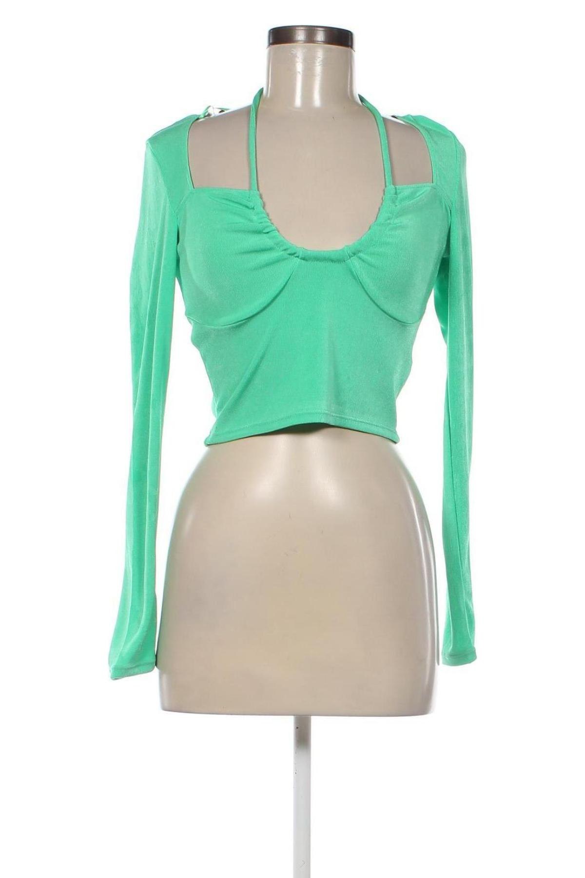 Γυναικεία μπλούζα Tally Weijl, Μέγεθος M, Χρώμα Πράσινο, Τιμή 3,53 €