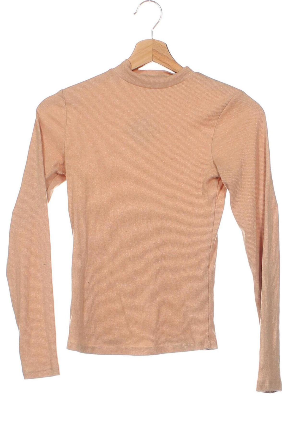 Γυναικεία μπλούζα Terranova, Μέγεθος XS, Χρώμα  Μπέζ, Τιμή 2,92 €