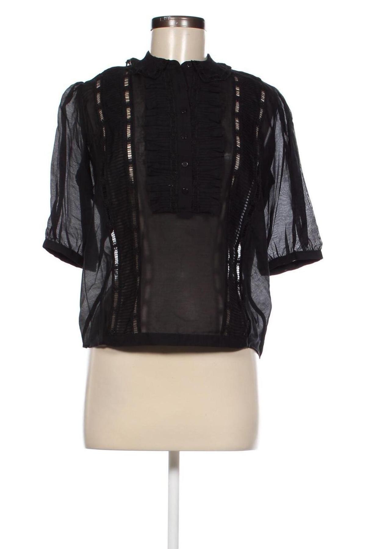 Bluză de femei The Kooples, Mărime S, Culoare Negru, Preț 708,09 Lei