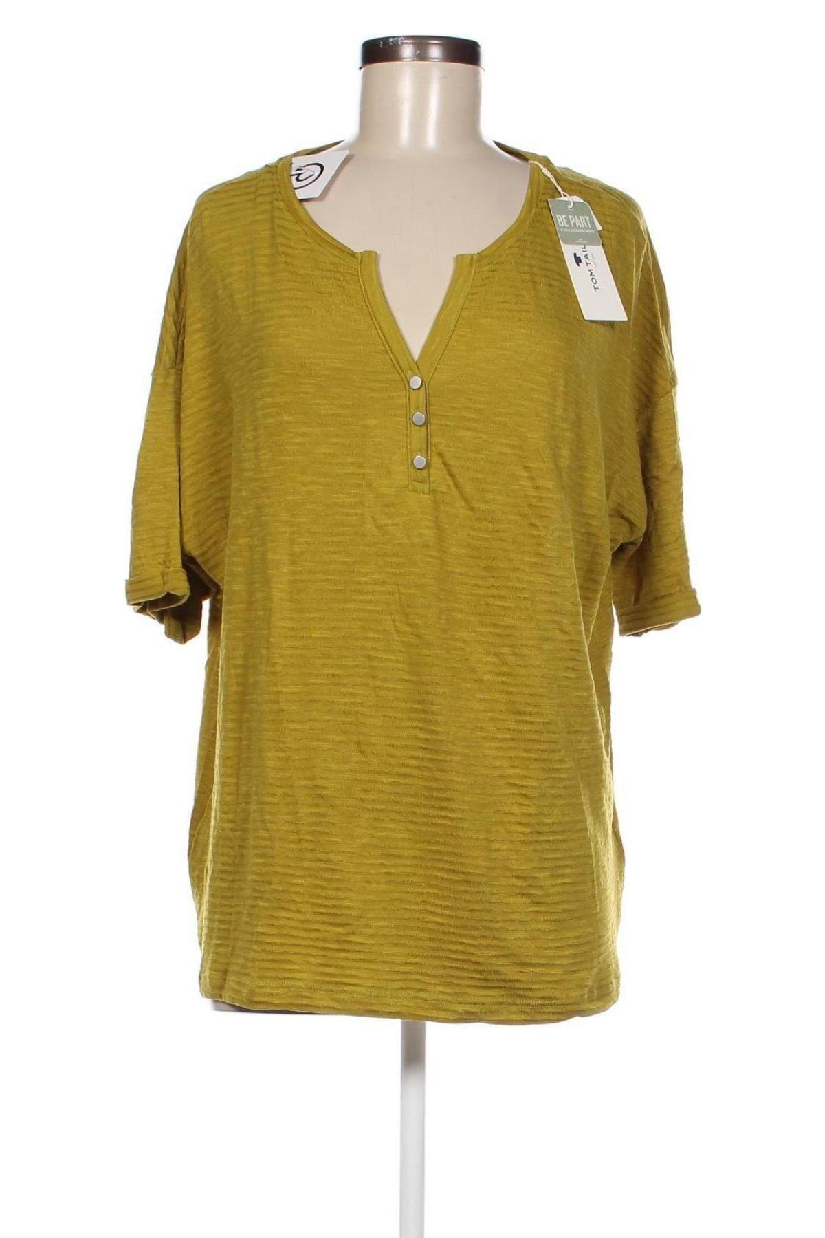 Γυναικεία μπλούζα Tom Tailor, Μέγεθος XL, Χρώμα Πράσινο, Τιμή 13,89 €