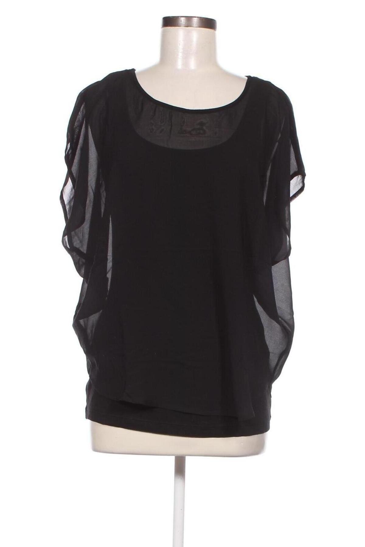 Γυναικεία μπλούζα Tom Tailor, Μέγεθος S, Χρώμα Μαύρο, Τιμή 5,56 €