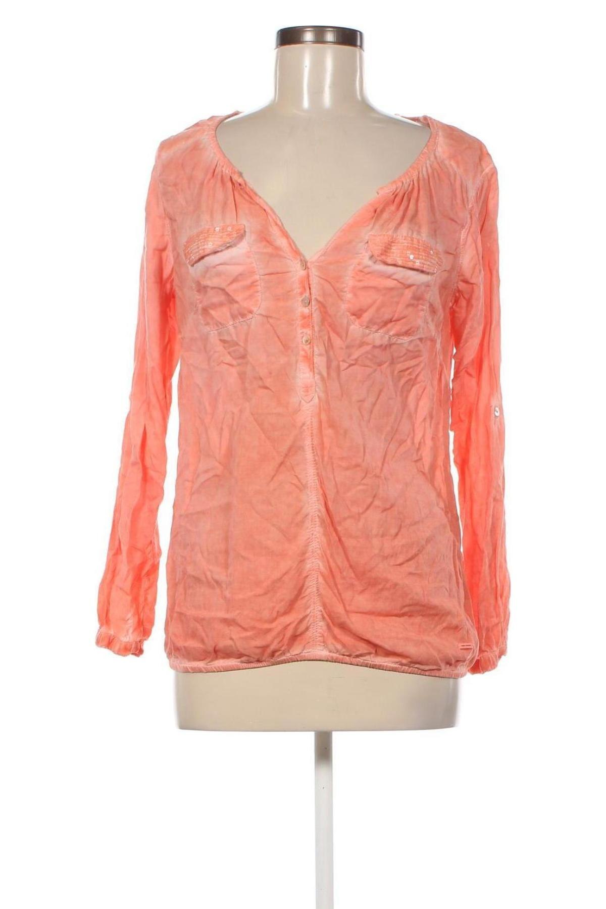 Damen Shirt Tom Tailor, Größe M, Farbe Orange, Preis 7,10 €