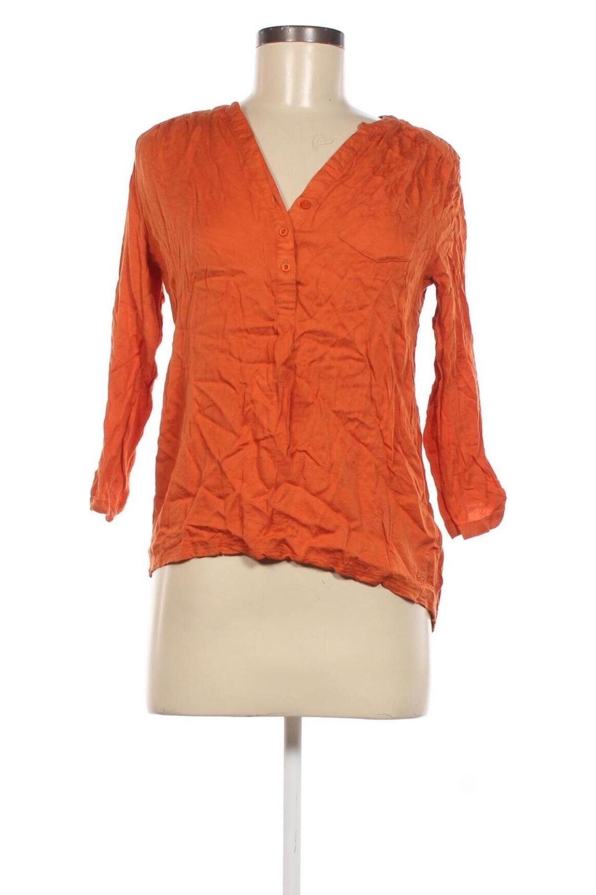Дамска блуза Tom Tailor, Размер S, Цвят Оранжев, Цена 10,20 лв.