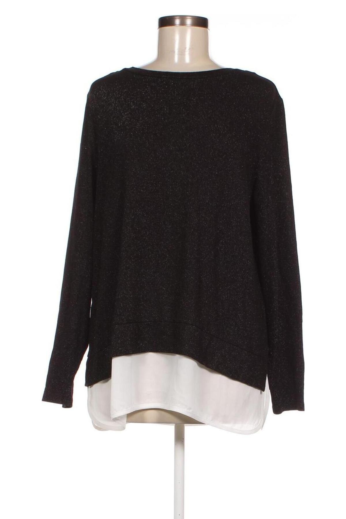 Γυναικεία μπλούζα Tom Tailor, Μέγεθος XXL, Χρώμα Μαύρο, Τιμή 21,03 €