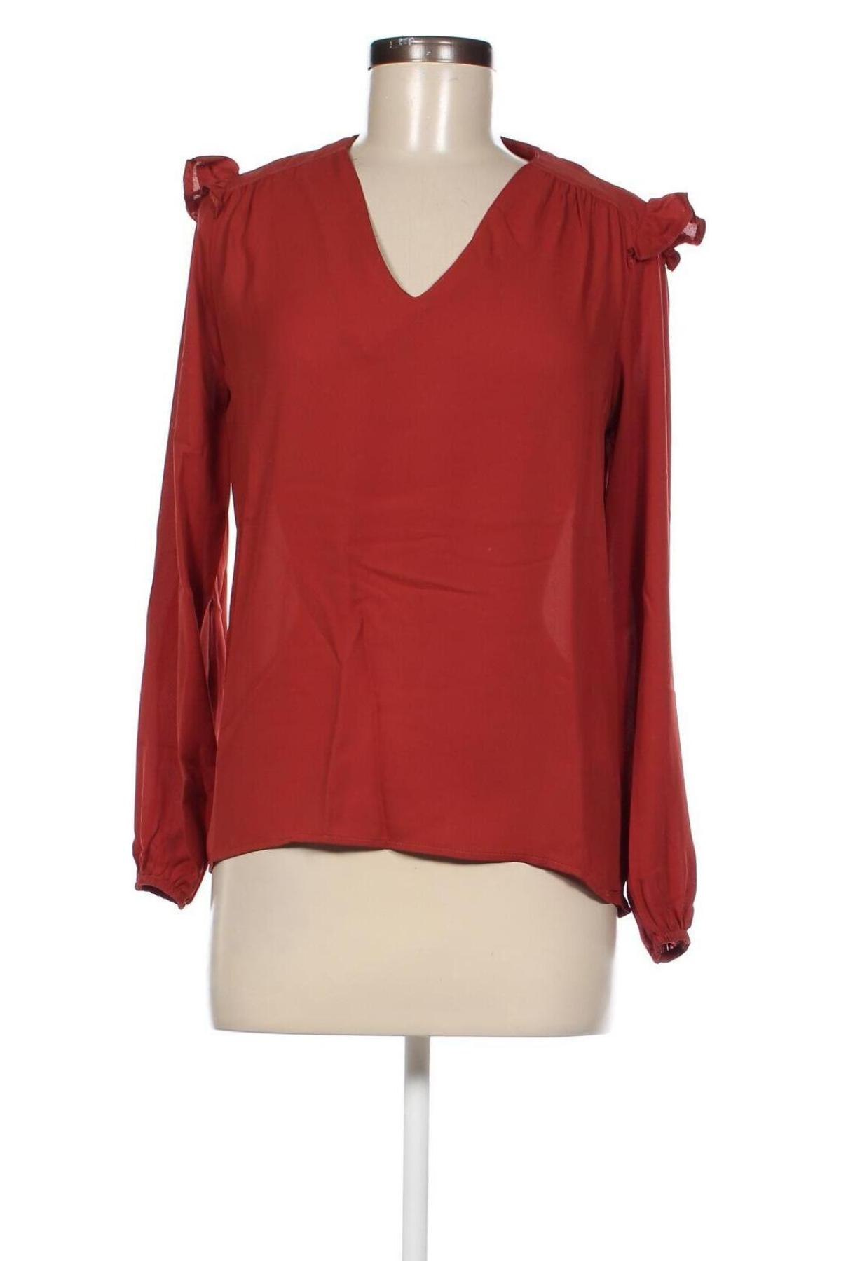 Bluză de femei Trendyol, Mărime XS, Culoare Roșu, Preț 37,99 Lei