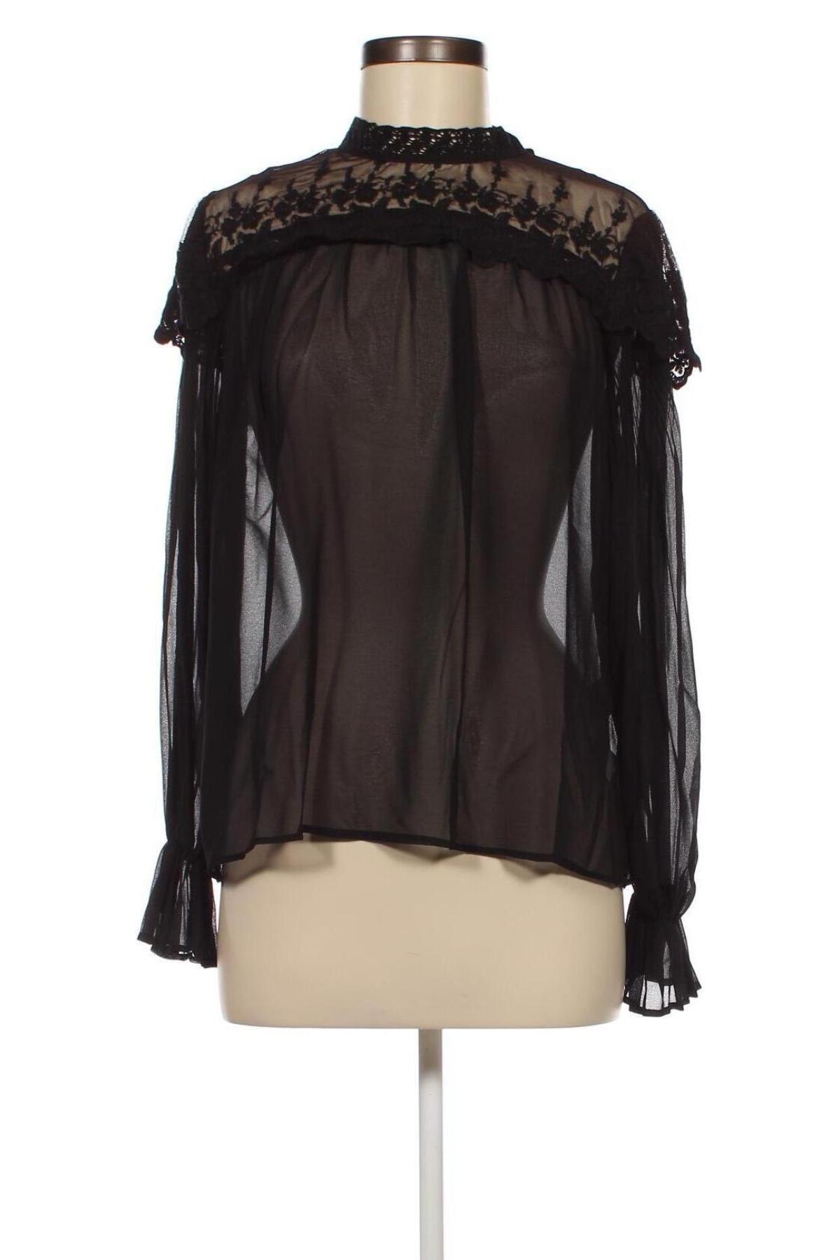 Дамска блуза Trendyol, Размер S, Цвят Черен, Цена 19,25 лв.