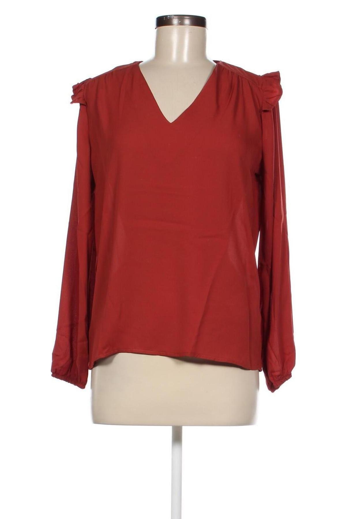 Дамска блуза Trendyol, Размер S, Цвят Червен, Цена 23,10 лв.