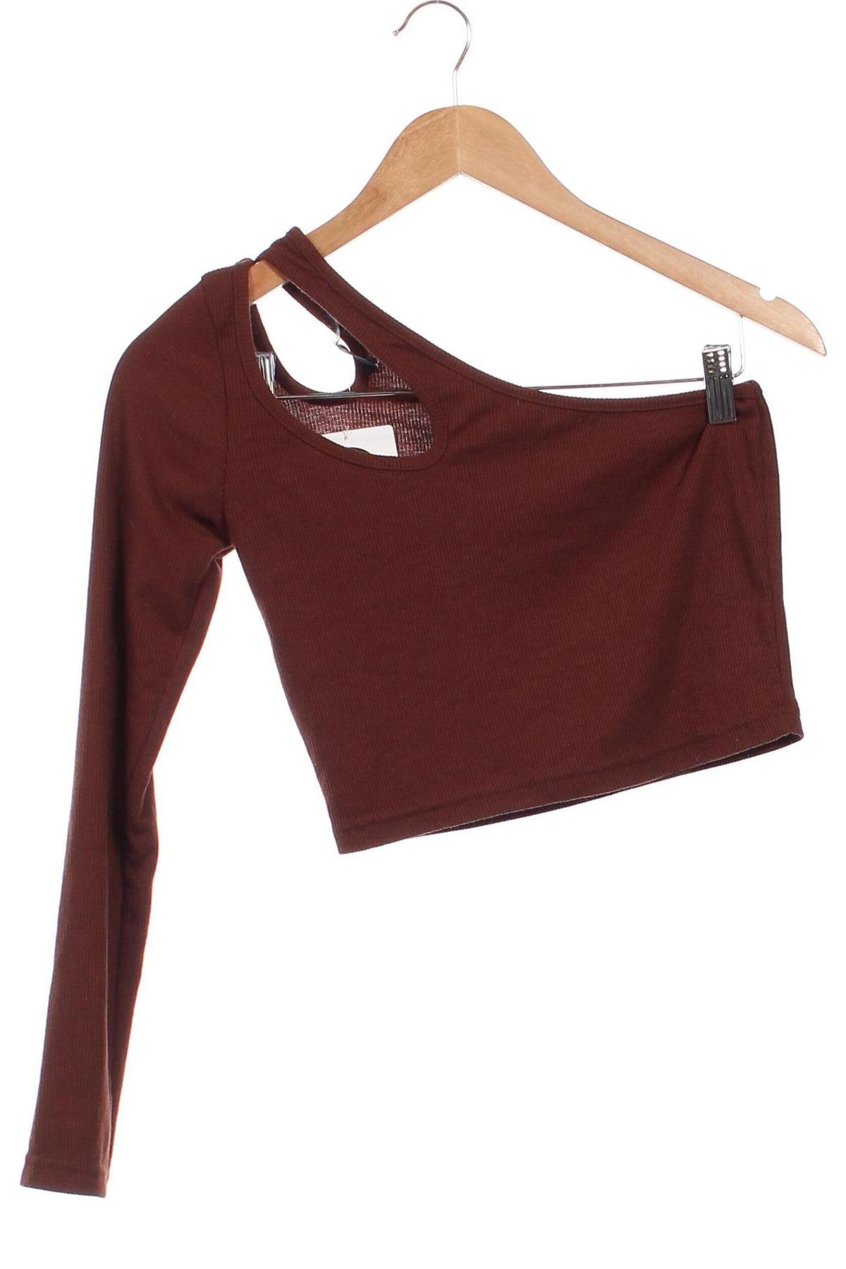 Γυναικεία μπλούζα Trendyol, Μέγεθος XS, Χρώμα Καφέ, Τιμή 8,70 €