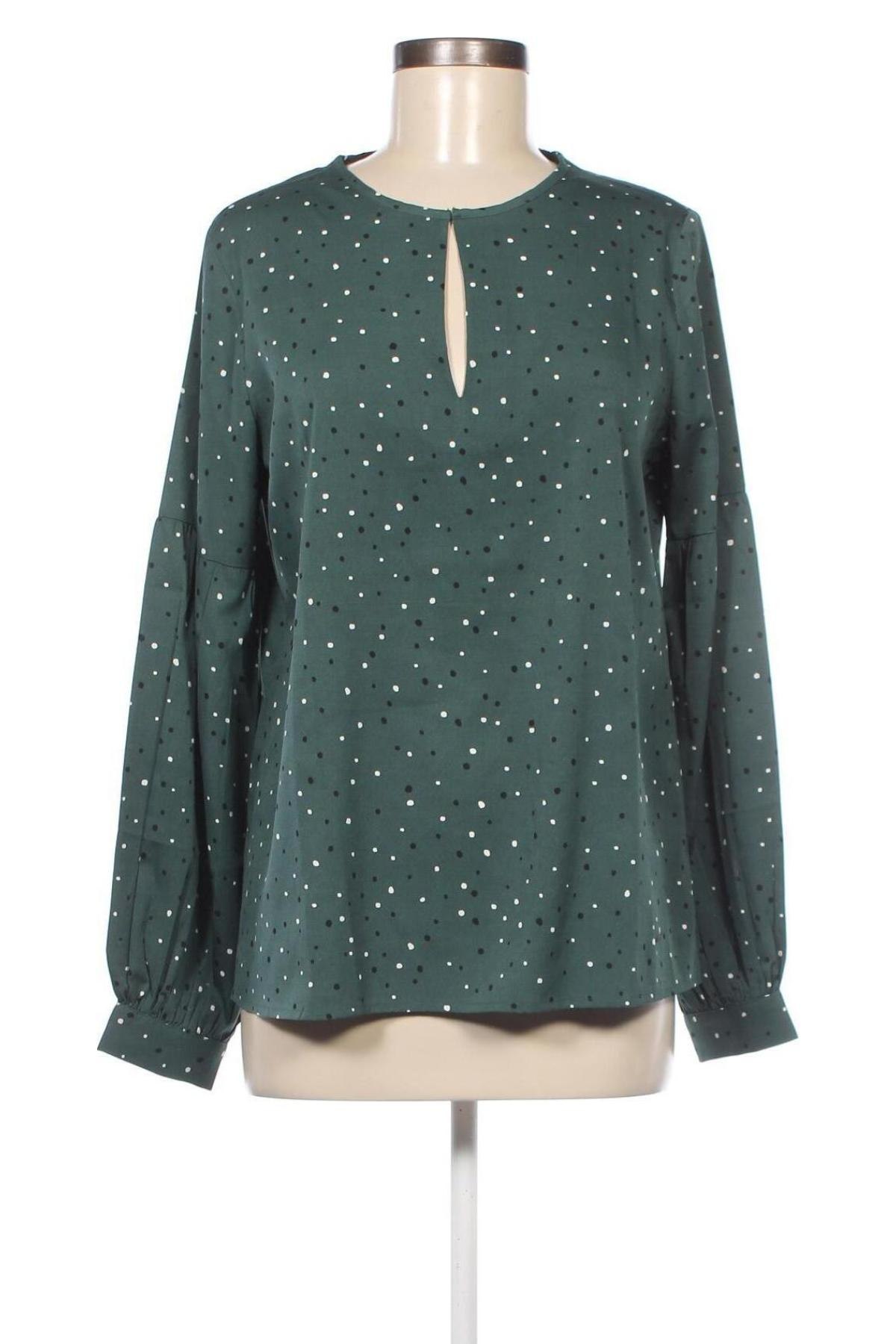 Дамска блуза Triangle By s.Oliver, Размер M, Цвят Зелен, Цена 15,30 лв.