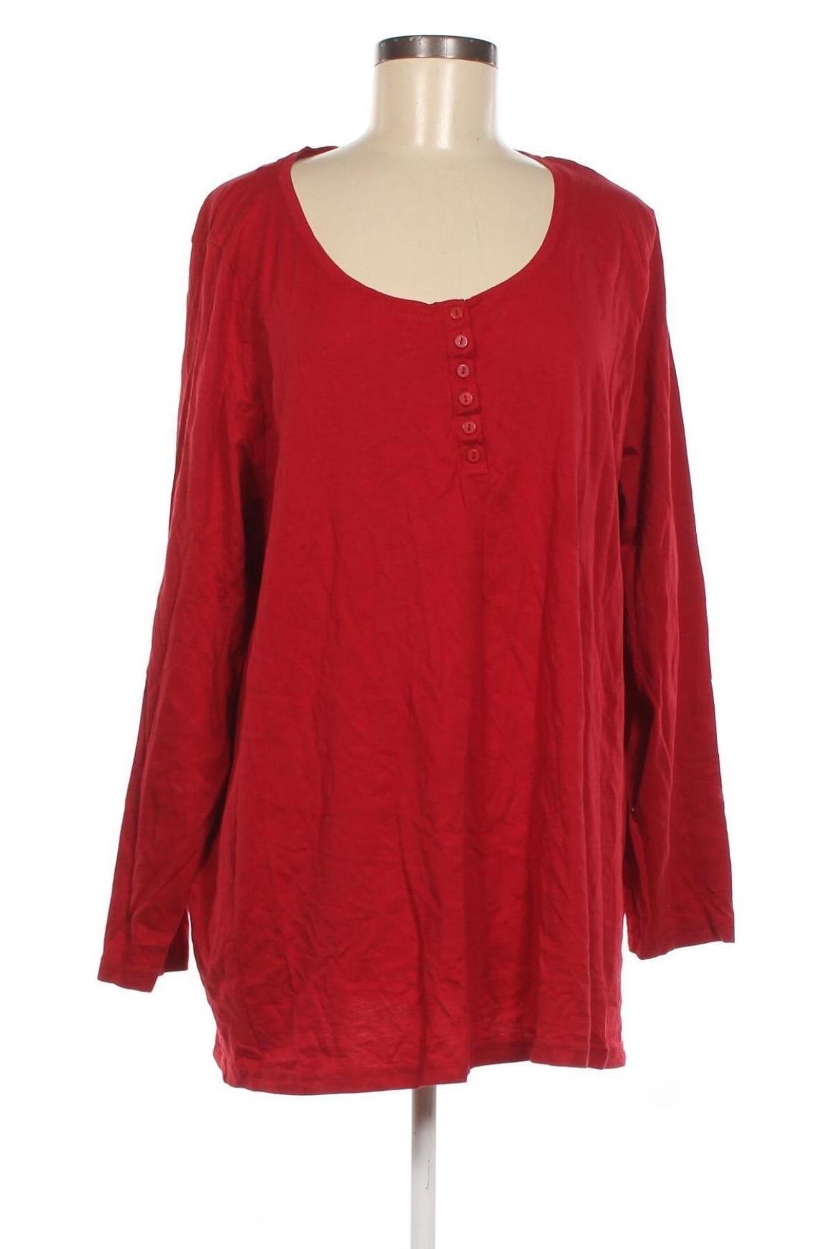 Damen Shirt Ulla Popken, Größe XXL, Farbe Rot, Preis 23,66 €