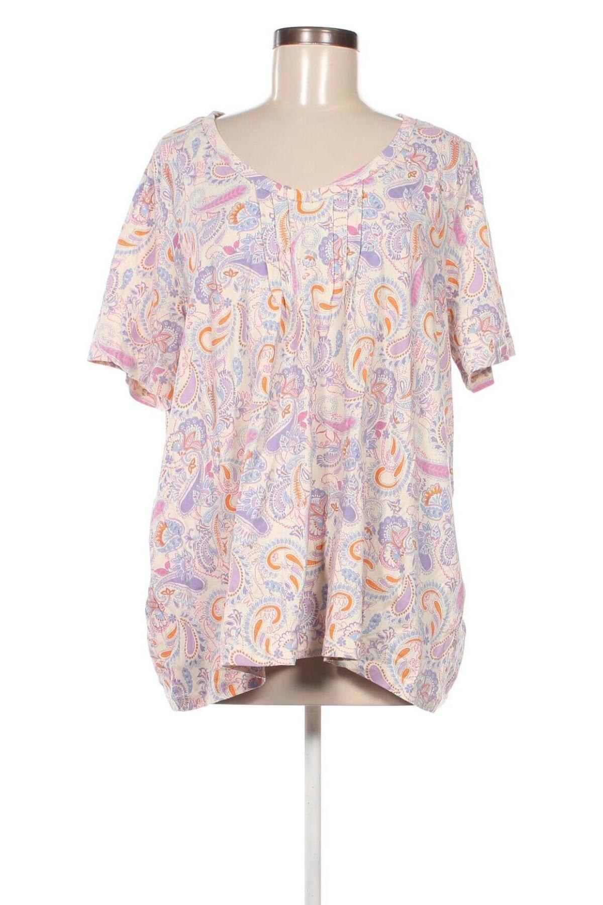 Γυναικεία μπλούζα Ulla Popken, Μέγεθος XL, Χρώμα Πολύχρωμο, Τιμή 21,03 €