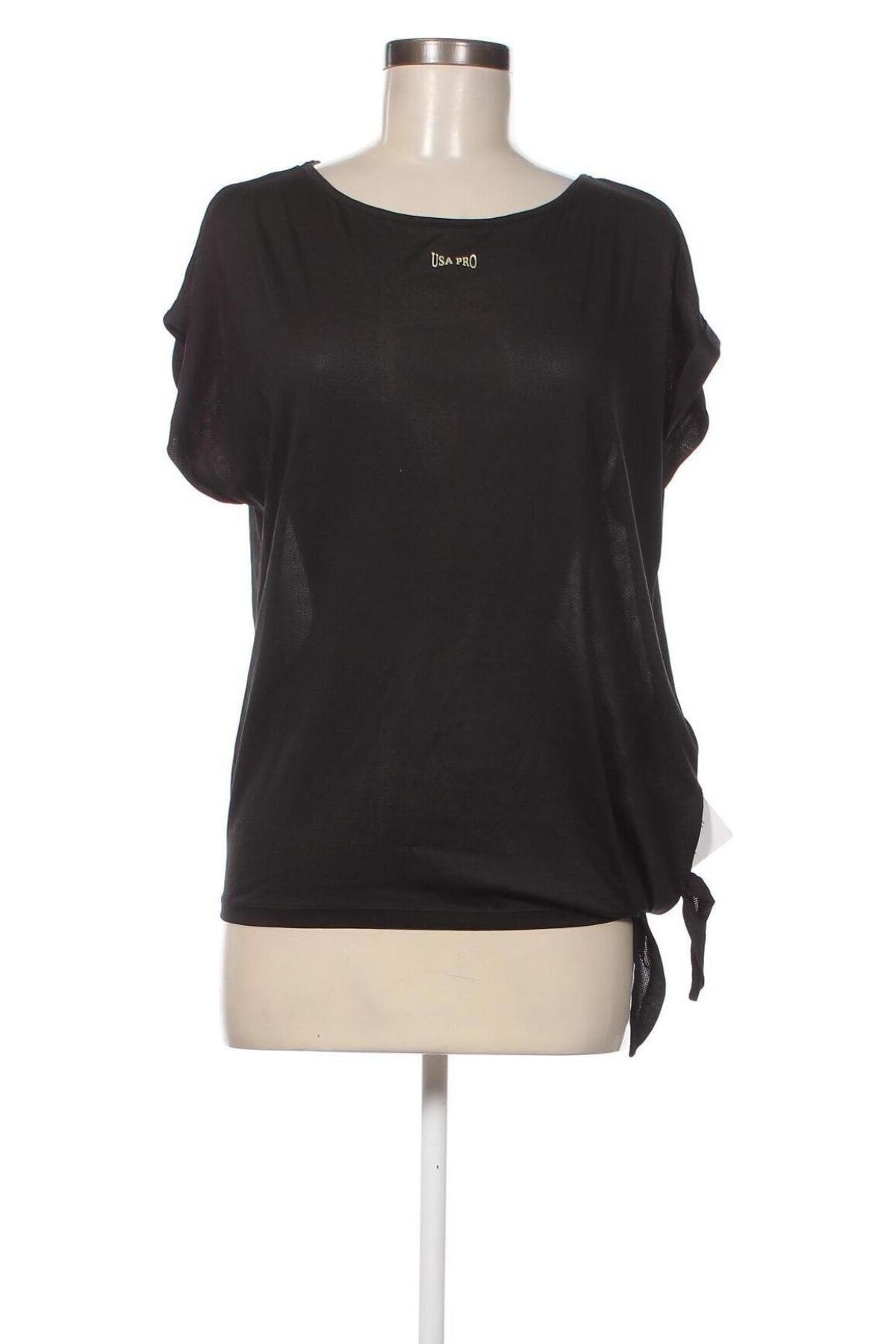 Γυναικεία μπλούζα Usa Pro, Μέγεθος L, Χρώμα Μαύρο, Τιμή 17,39 €