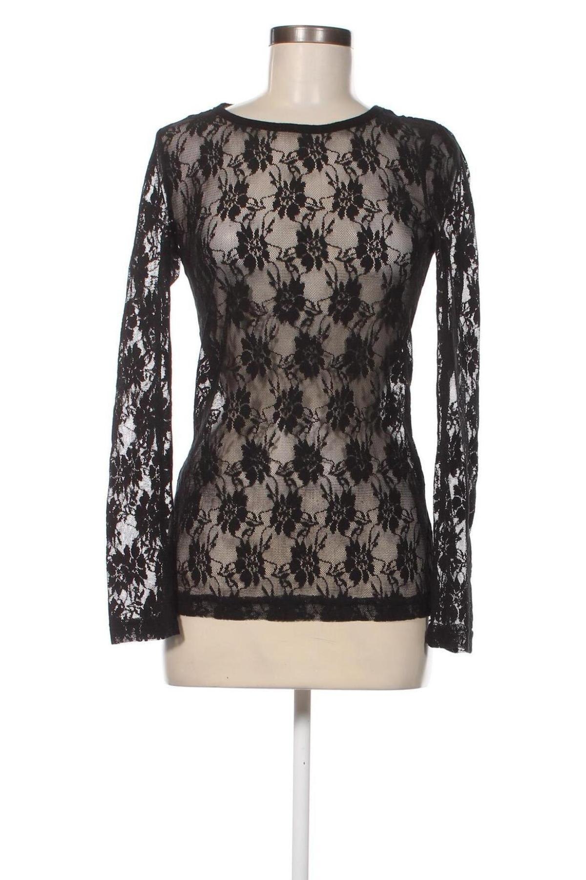Γυναικεία μπλούζα VILA, Μέγεθος L, Χρώμα Μαύρο, Τιμή 5,52 €