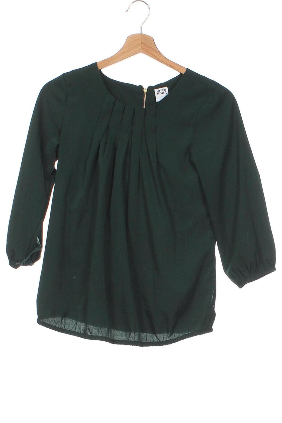 Damen Shirt Vero Moda, Größe XS, Farbe Grün, Preis 1,53 €