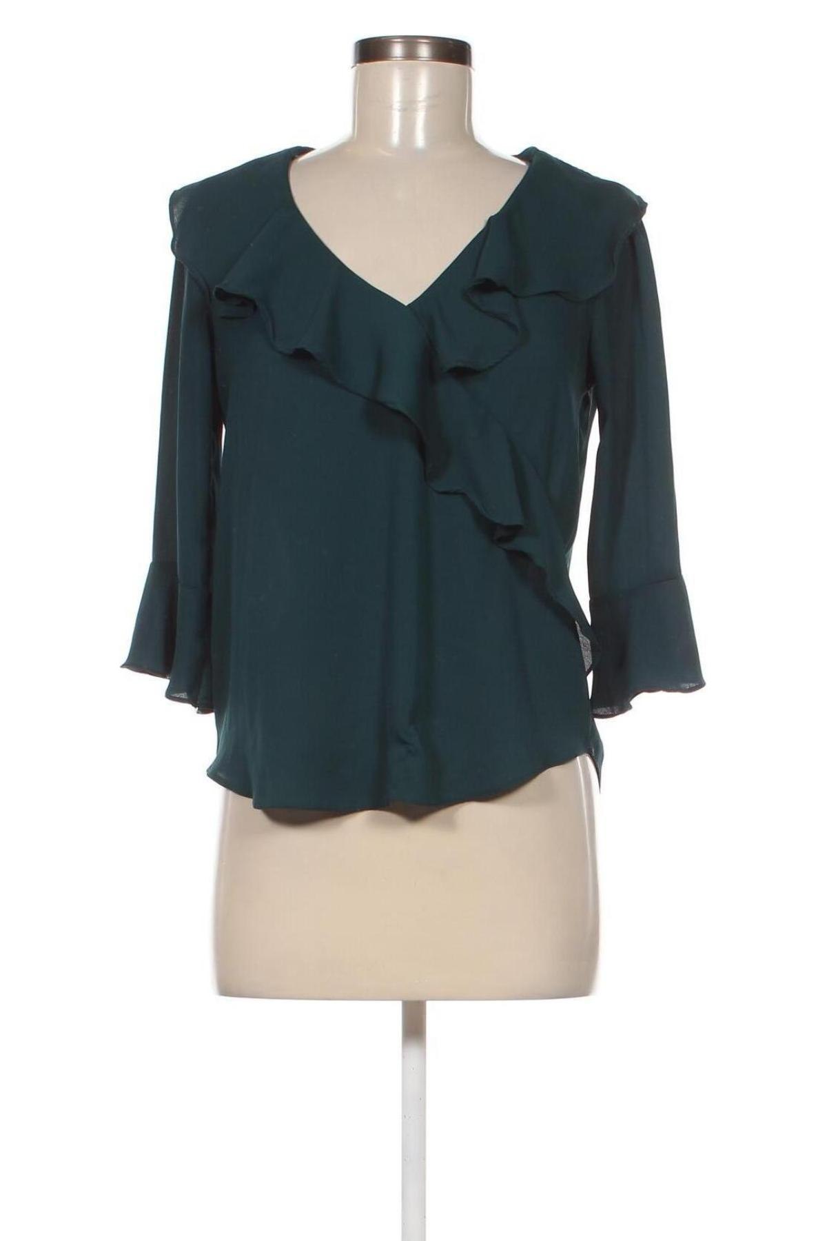 Дамска блуза Wallis, Размер S, Цвят Зелен, Цена 17,34 лв.