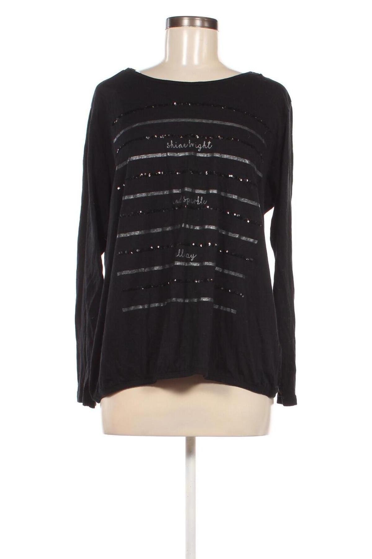Γυναικεία μπλούζα Women by Tchibo, Μέγεθος XL, Χρώμα Μαύρο, Τιμή 7,05 €