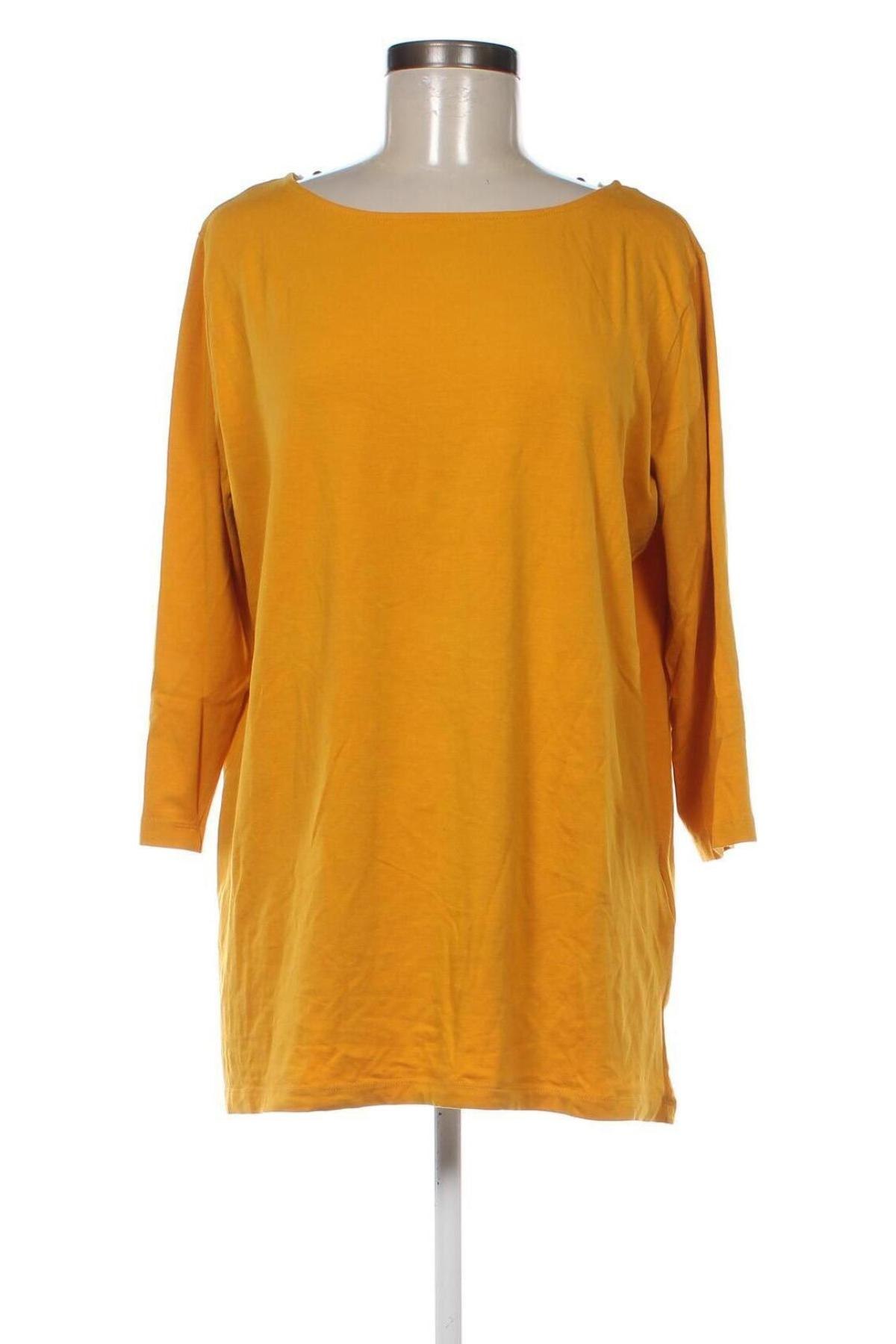 Γυναικεία μπλούζα Yessica, Μέγεθος XL, Χρώμα Κίτρινο, Τιμή 11,75 €
