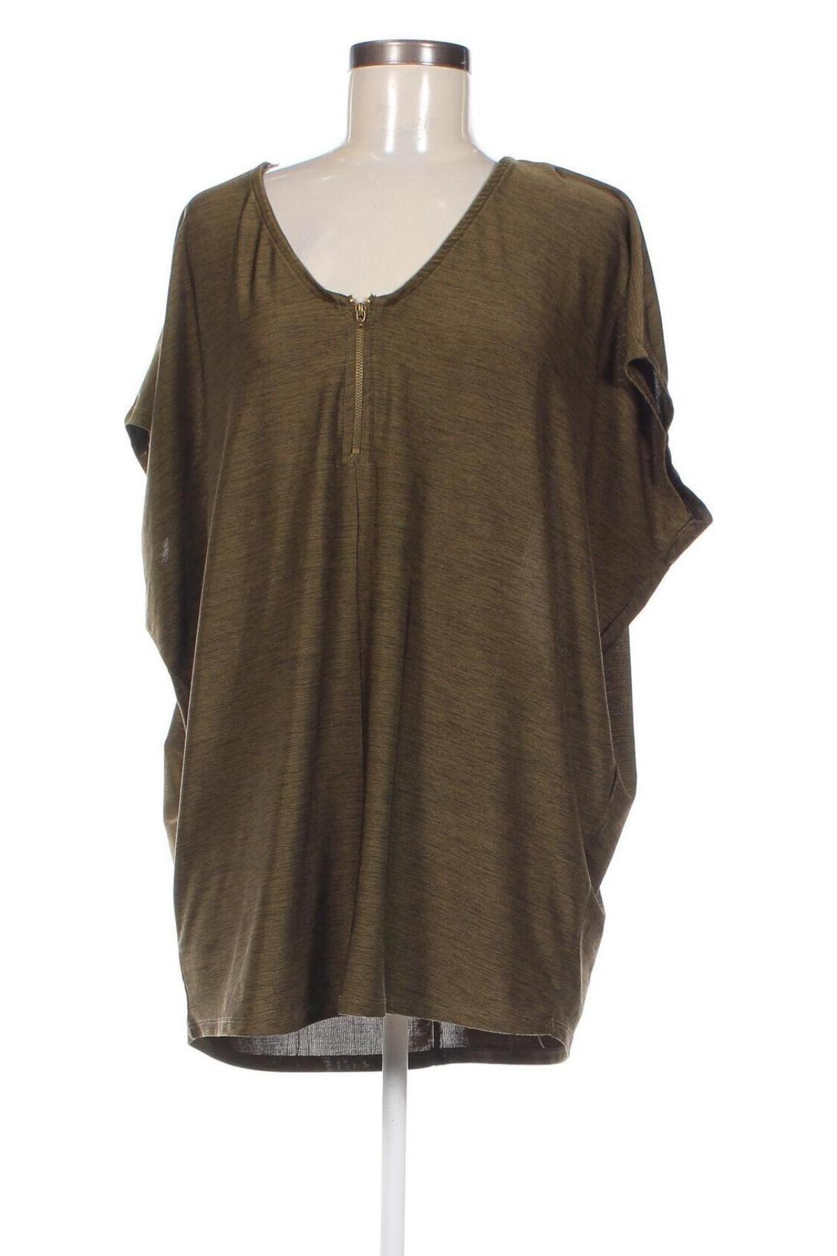 Γυναικεία μπλούζα Yessica, Μέγεθος L, Χρώμα Πράσινο, Τιμή 6,00 €