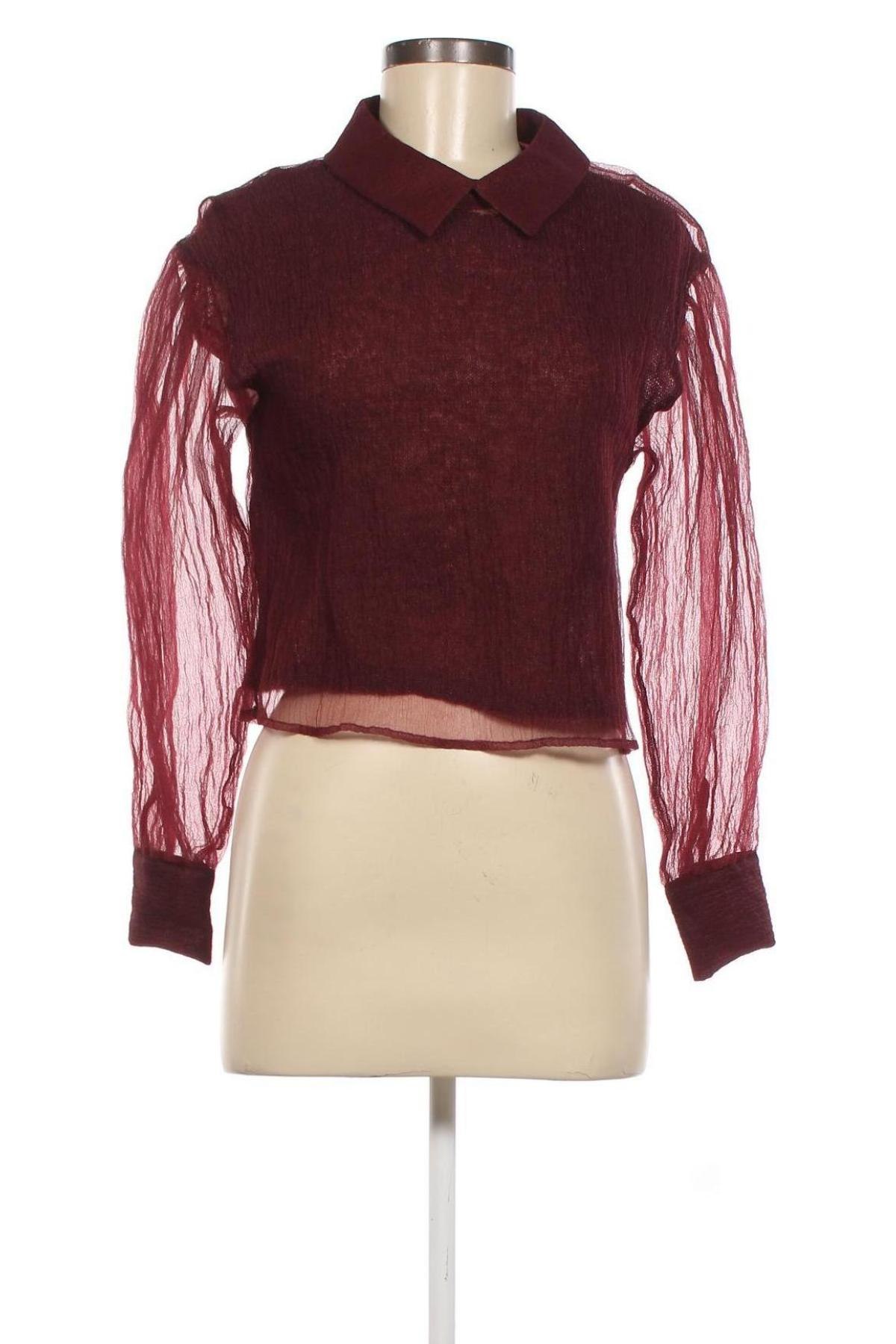 Дамска блуза Zara, Размер M, Цвят Червен, Цена 62,00 лв.