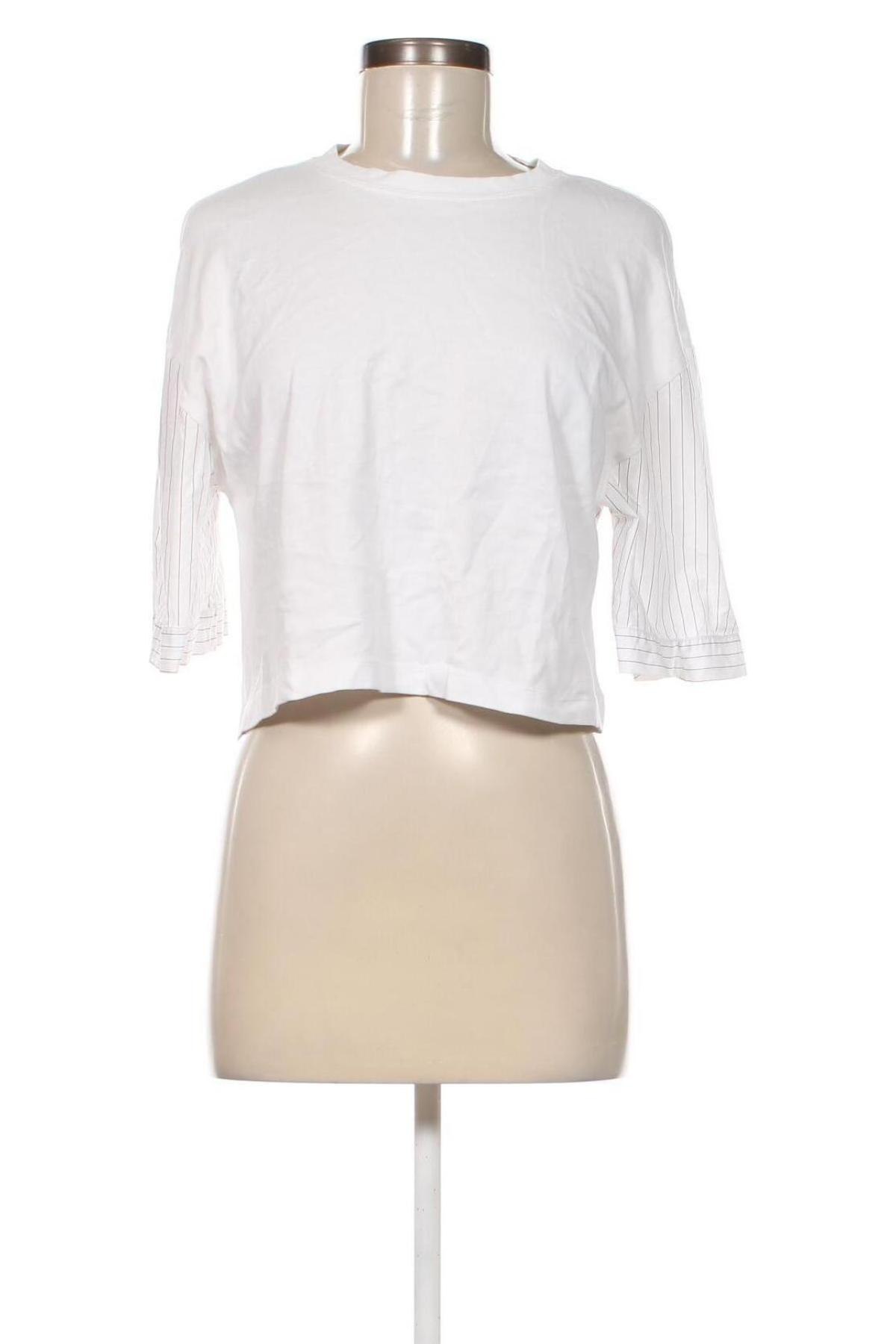 Γυναικεία μπλούζα Zara, Μέγεθος S, Χρώμα Λευκό, Τιμή 6,91 €
