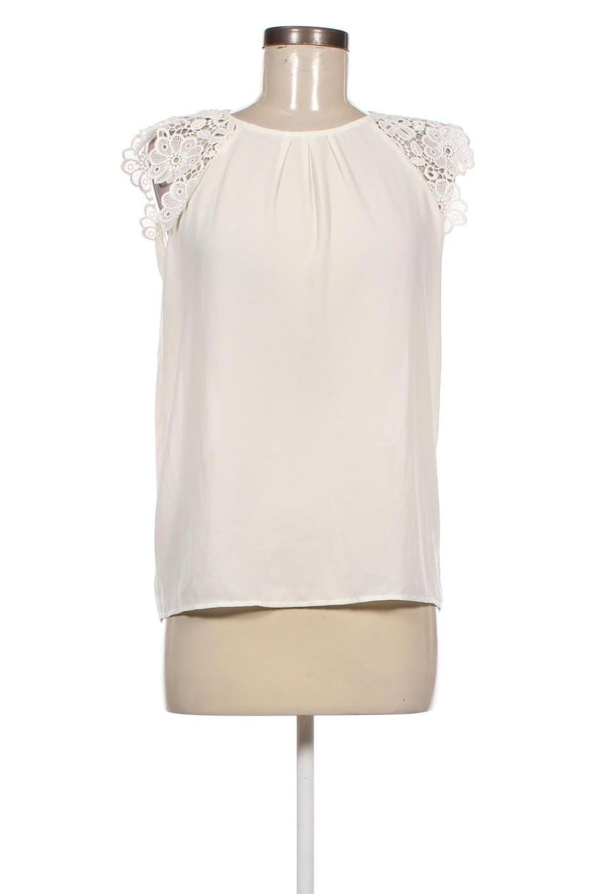Дамска блуза Zara, Размер S, Цвят Екрю, Цена 16,00 лв.