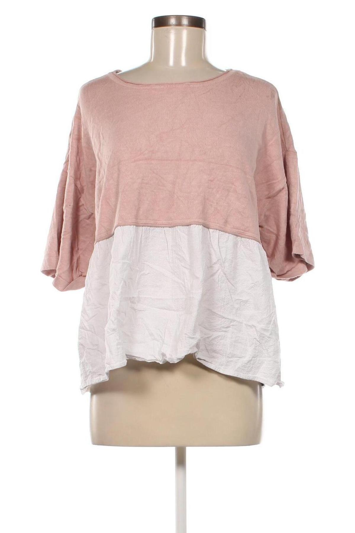Bluză de femei Zara Knitwear, Mărime M, Culoare Roz, Preț 20,39 Lei
