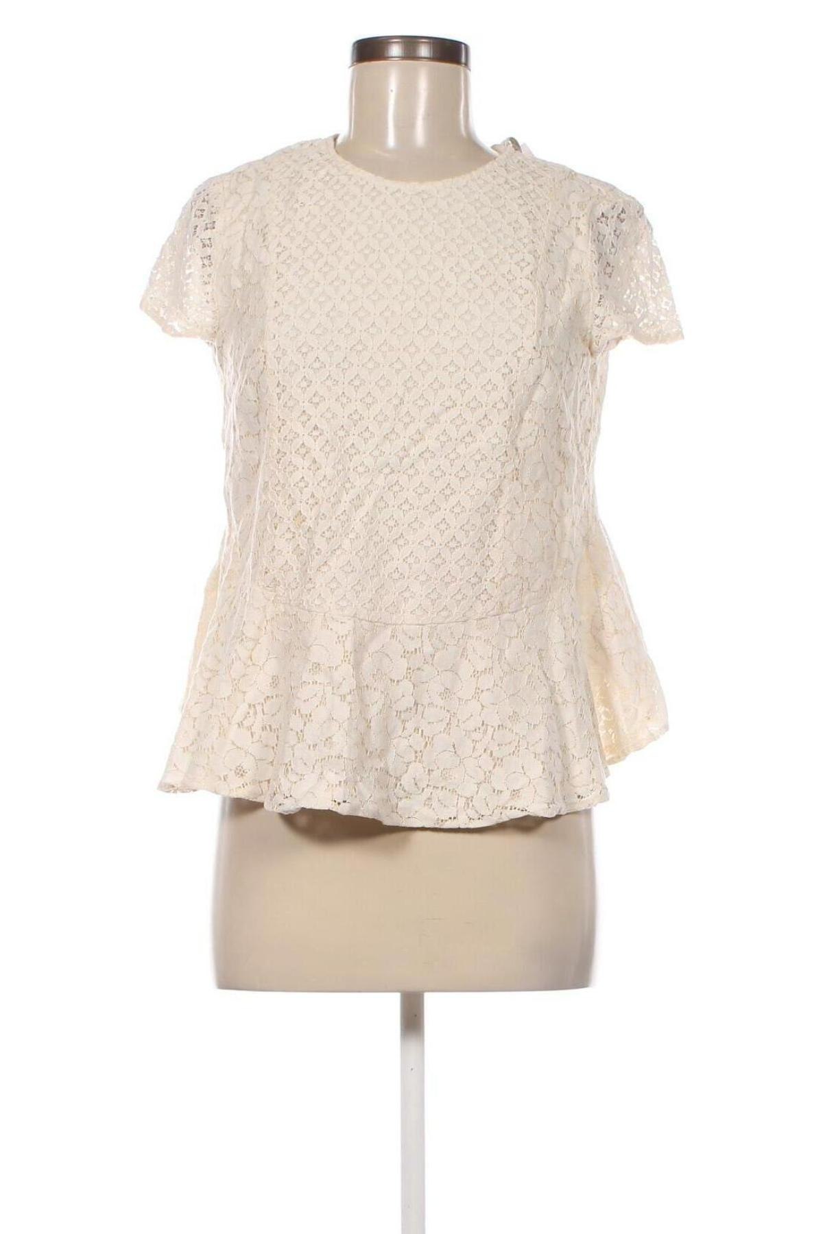 Γυναικεία μπλούζα Zara Trafaluc, Μέγεθος S, Χρώμα Εκρού, Τιμή 3,38 €