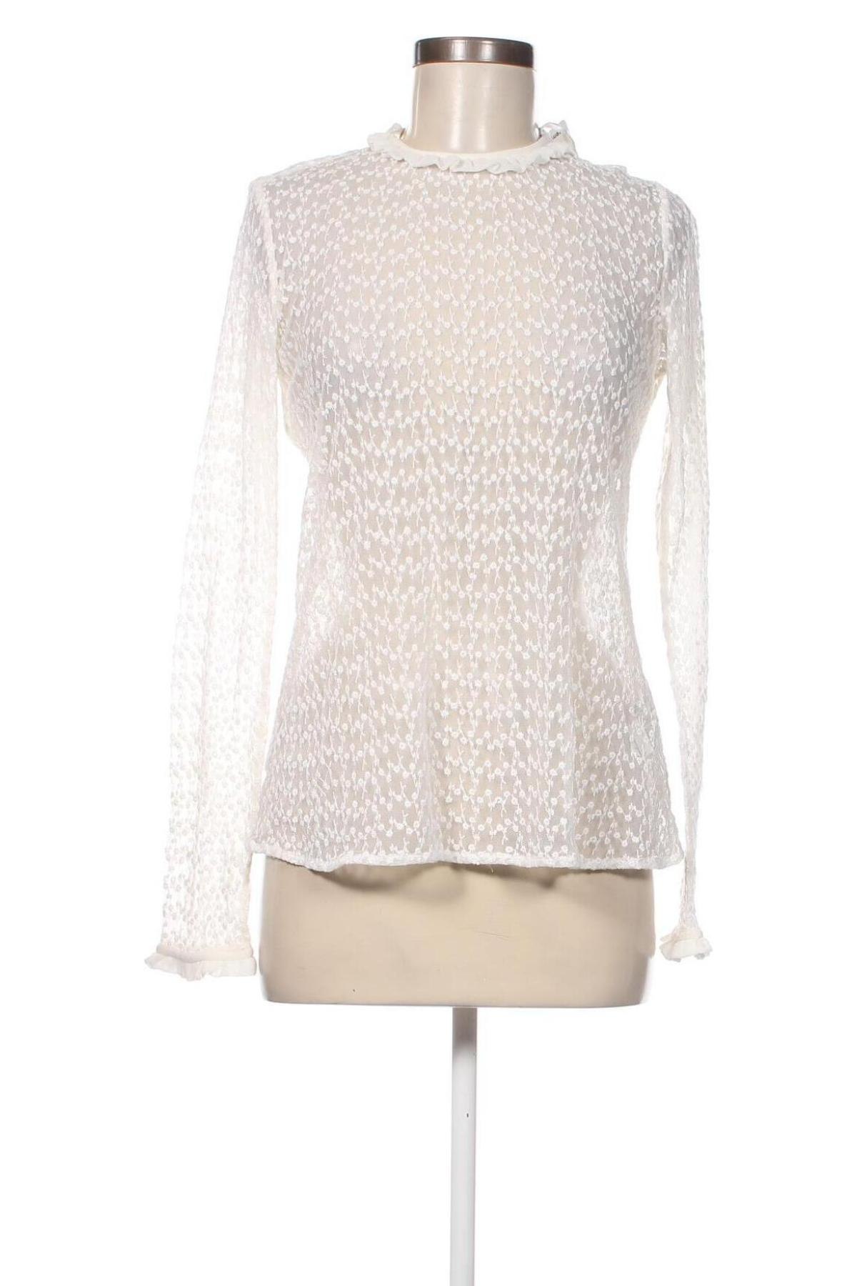 Γυναικεία μπλούζα Zara Trafaluc, Μέγεθος L, Χρώμα Λευκό, Τιμή 13,84 €
