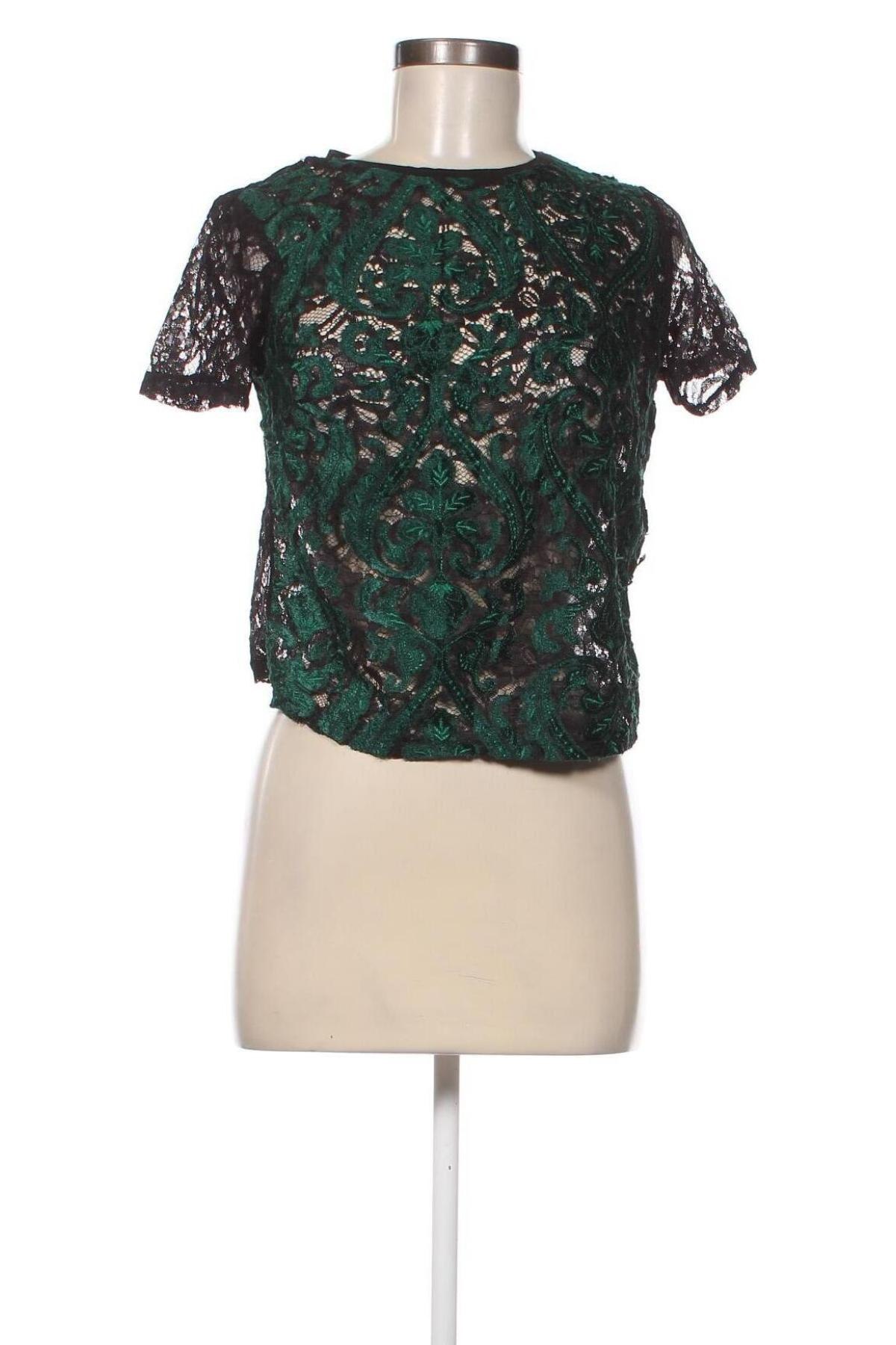 Дамска блуза Zara Trafaluc, Размер M, Цвят Черен, Цена 24,84 лв.