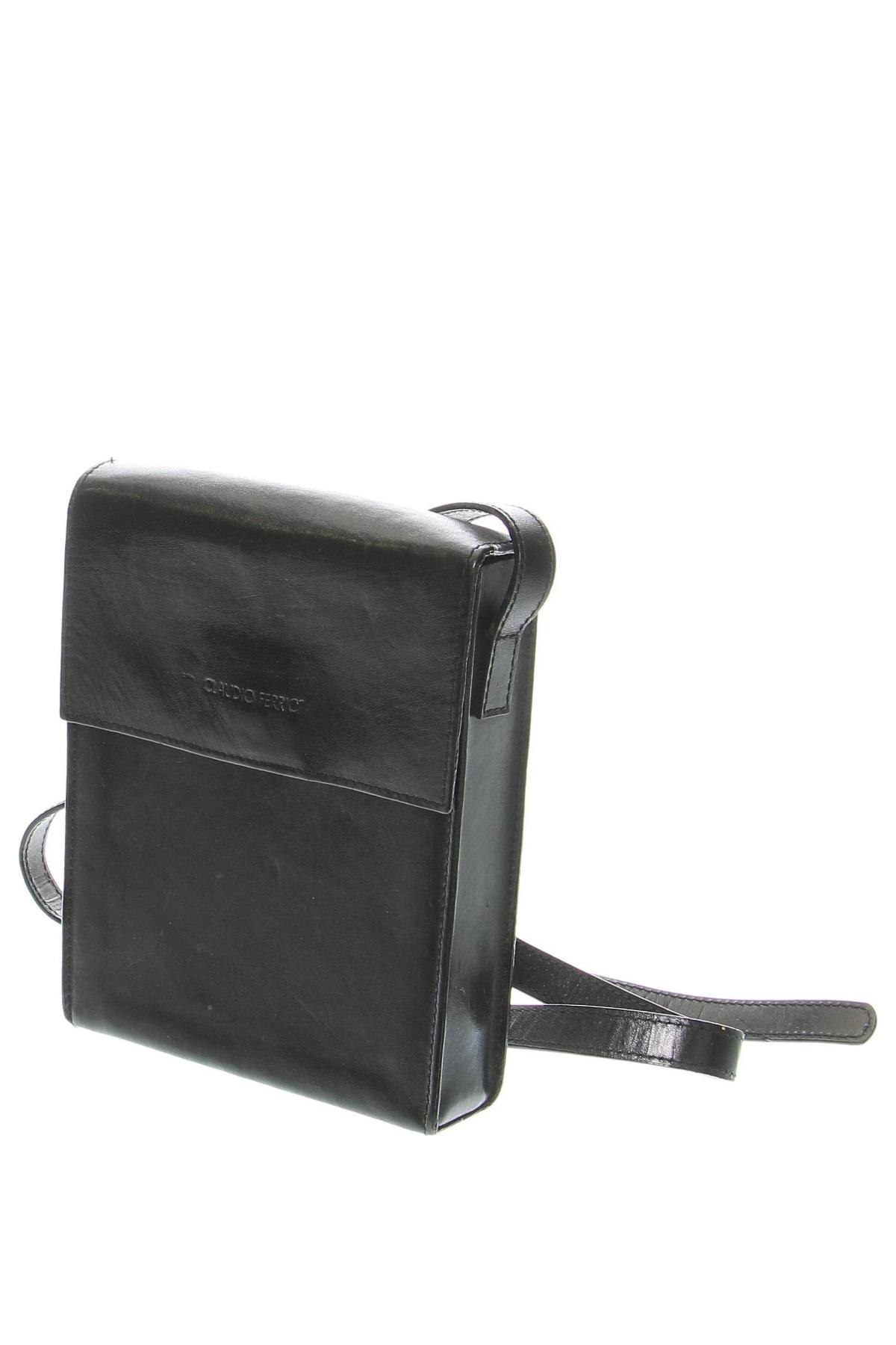 Дамска чанта Claudio Ferrici, Цвят Черен, Цена 71,26 лв.