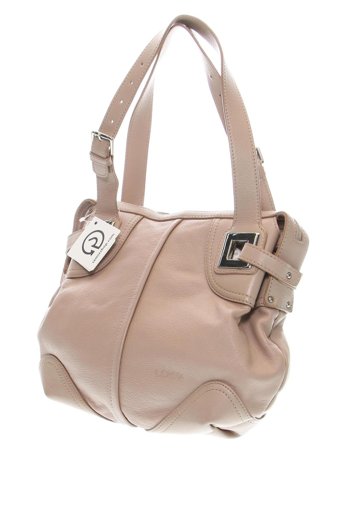 Γυναικεία τσάντα L.Credi, Χρώμα Ρόζ , Τιμή 52,53 €