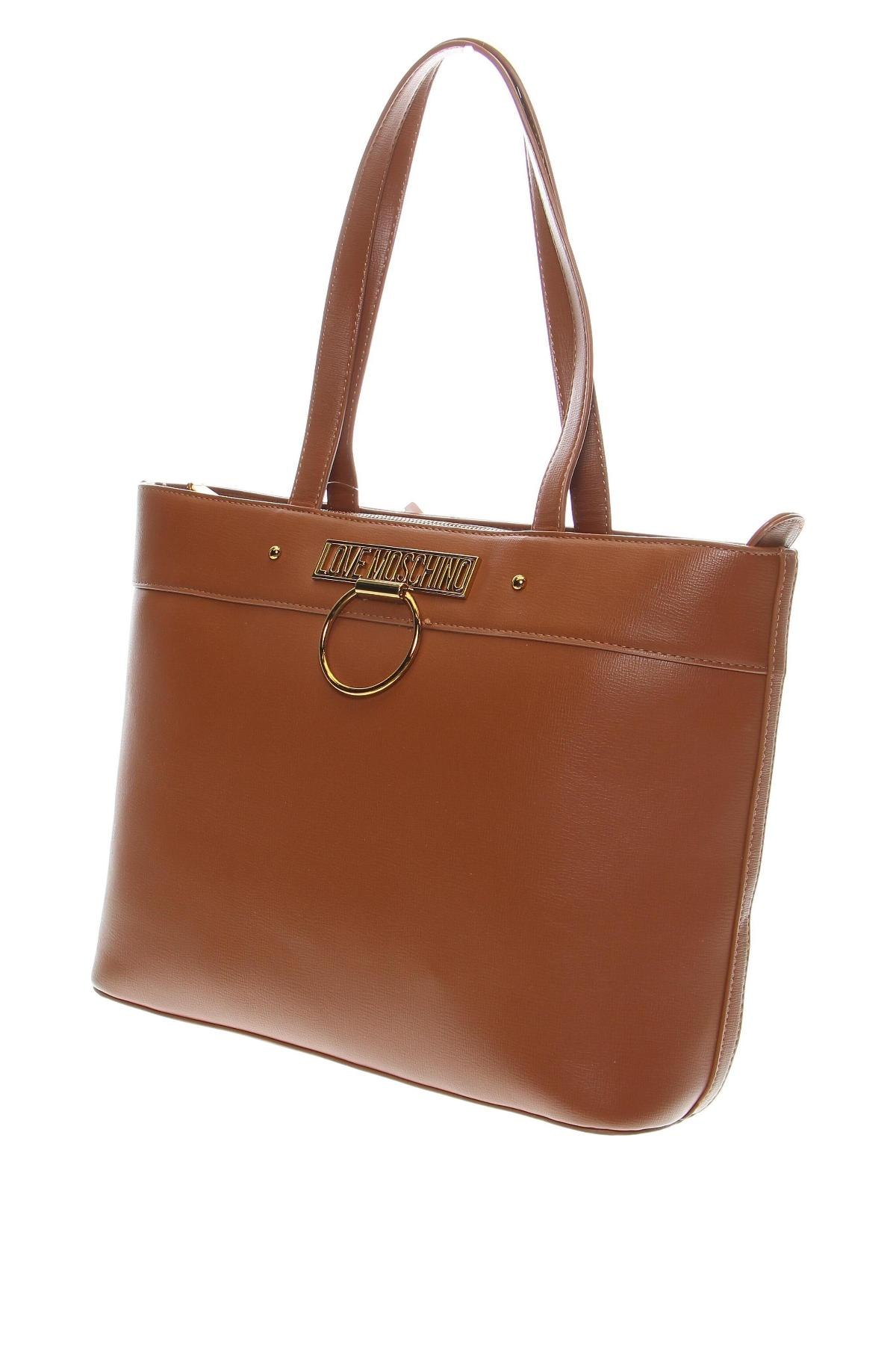 Γυναικεία τσάντα Love Moschino, Χρώμα Καφέ, Τιμή 192,99 €