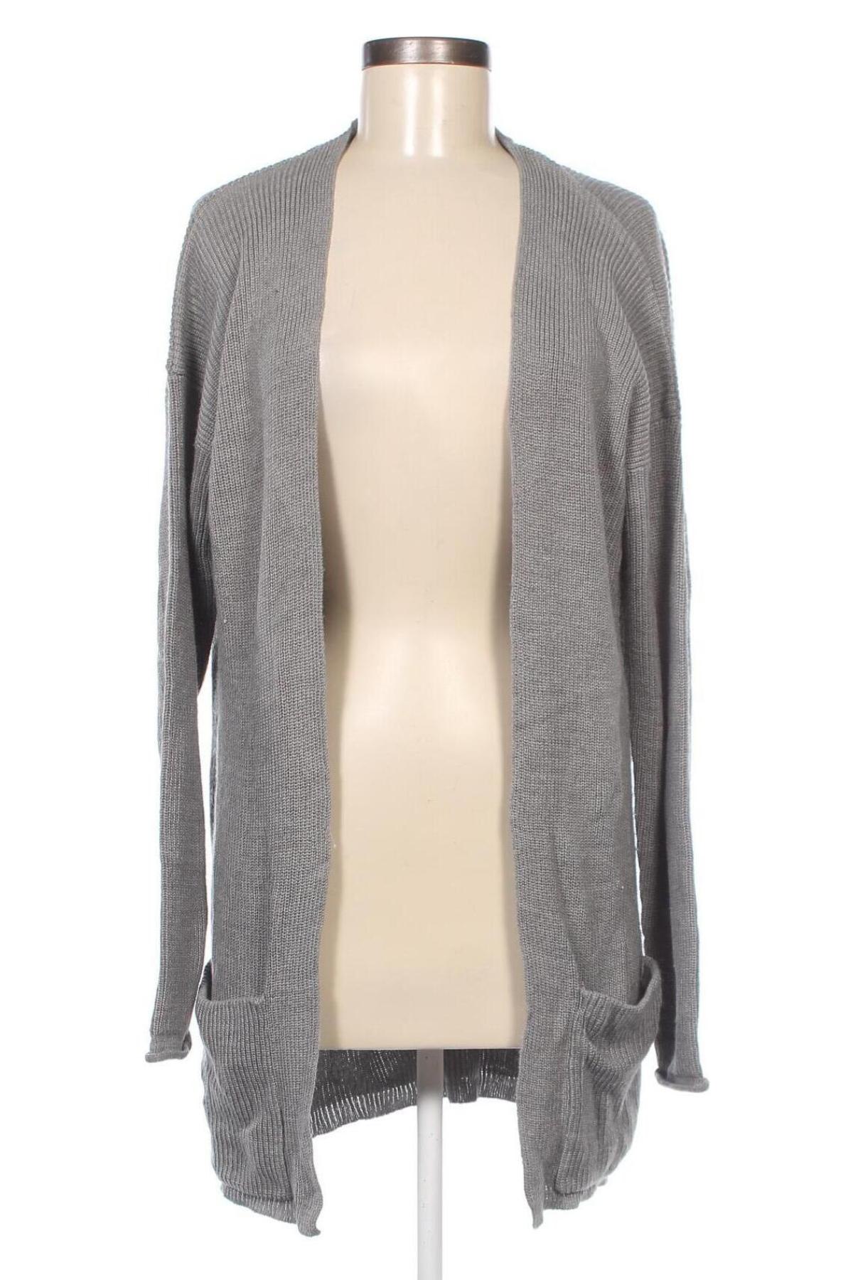 Damen Strickjacke Amisu, Größe L, Farbe Grau, Preis € 6,49