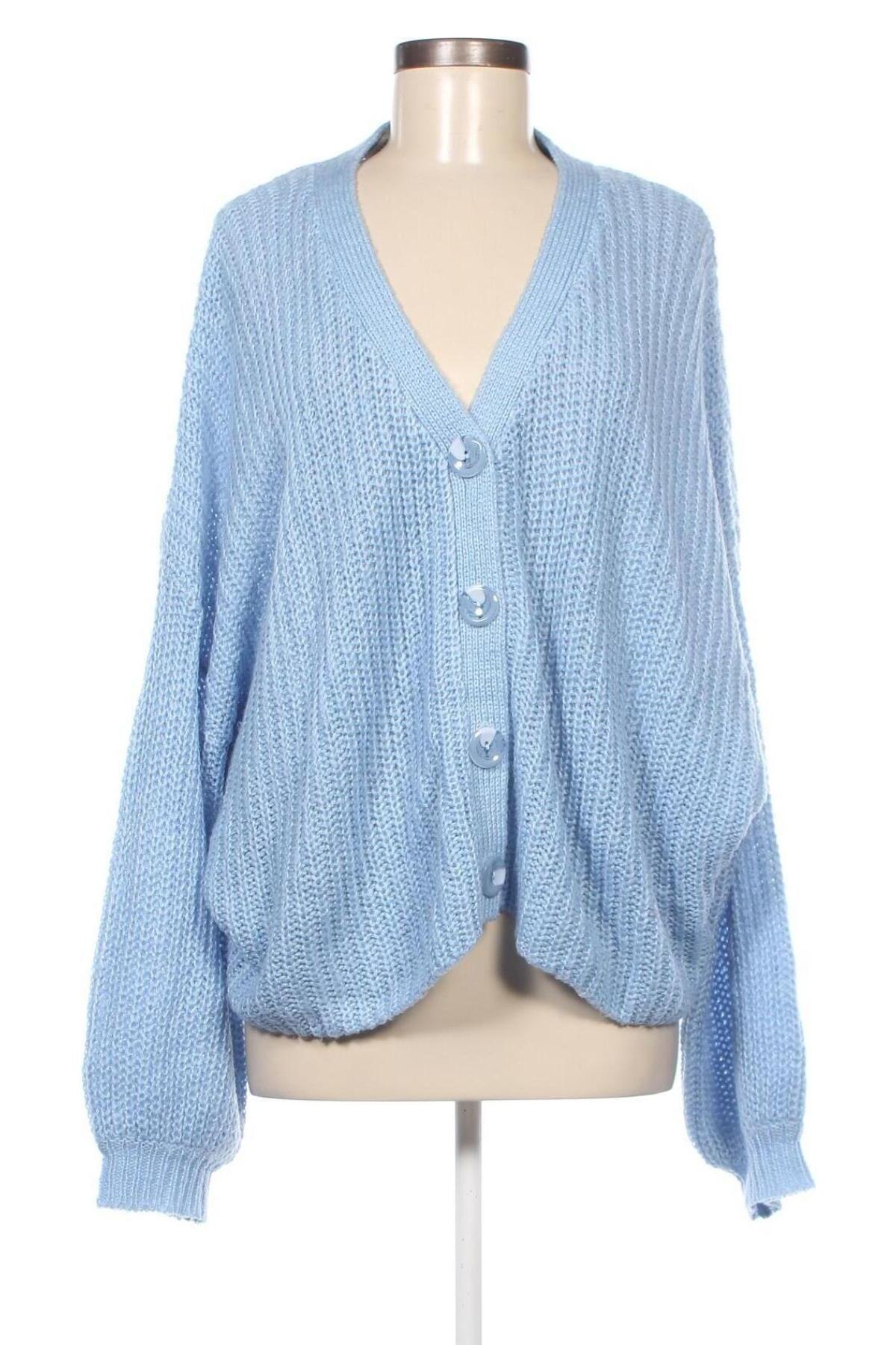 Damen Strickjacke Missguided, Größe XL, Farbe Blau, Preis € 20,18